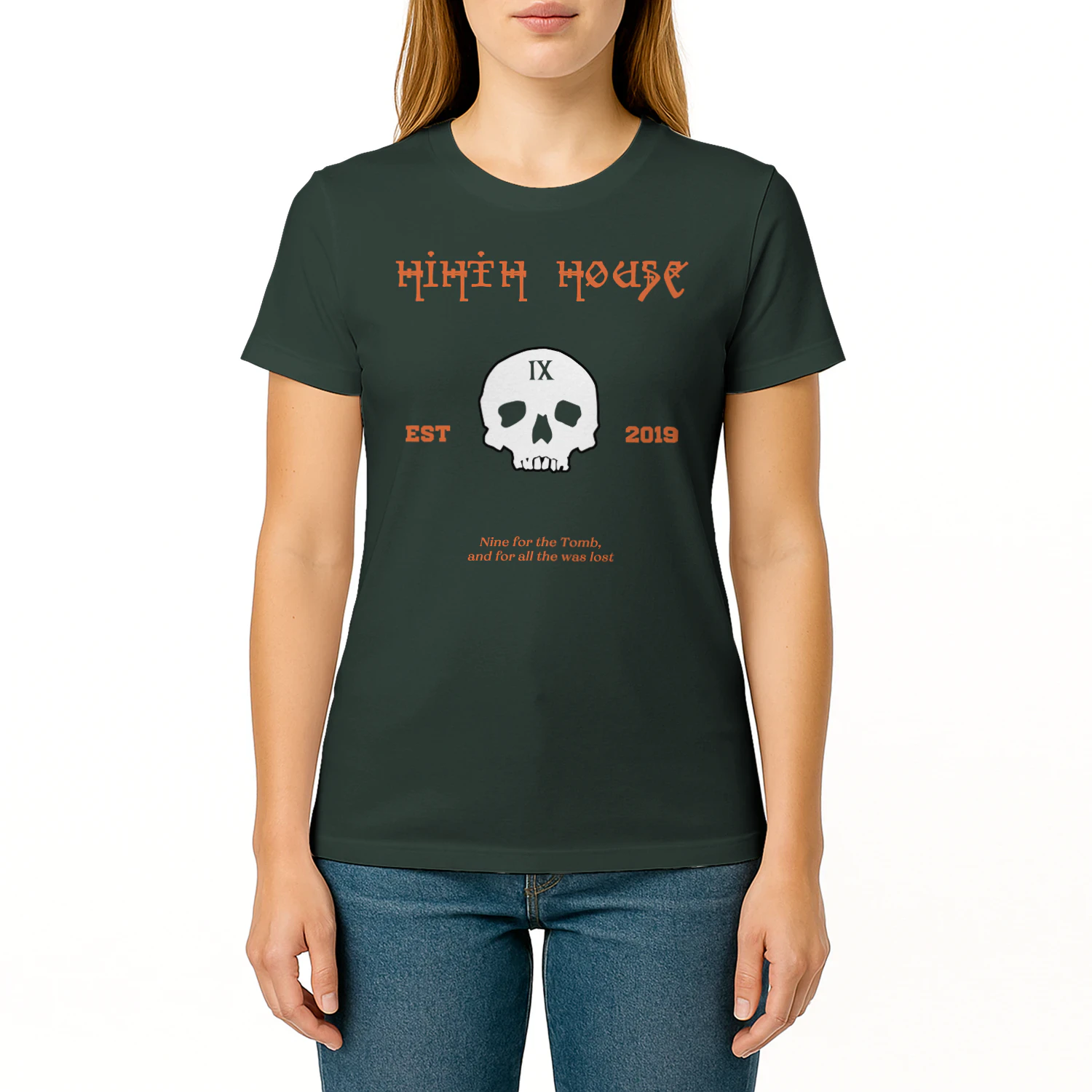 Gideon the Ninth Heavy Cotton T-shirt 1 Side, The Locked Tomb Tee, Fantasy Science Fiction Book Shirt, Book Gifts