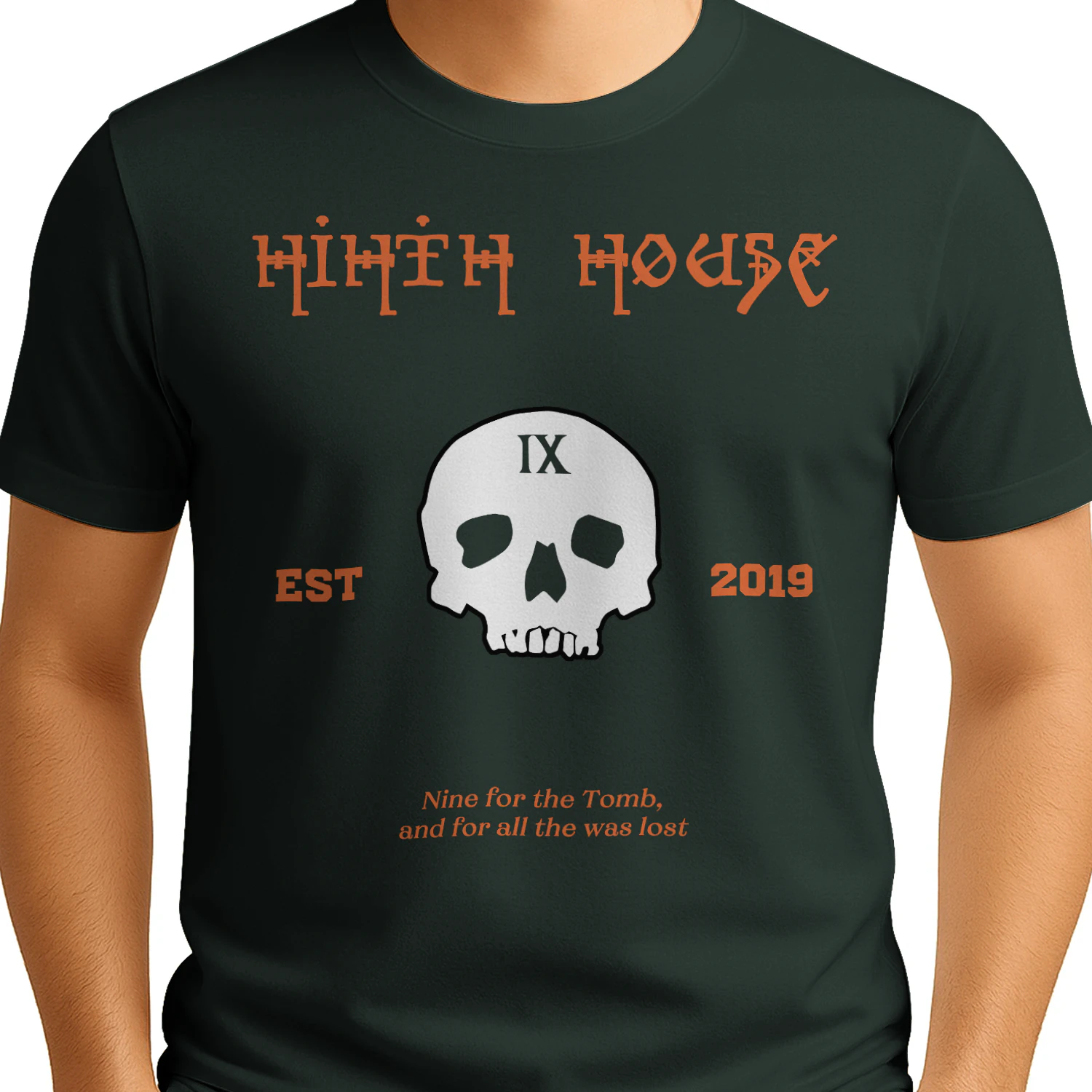 Gideon the Ninth Heavy Cotton T-shirt 1 Side, The Locked Tomb Tee, Fantasy Science Fiction Book Shirt, Book Gifts