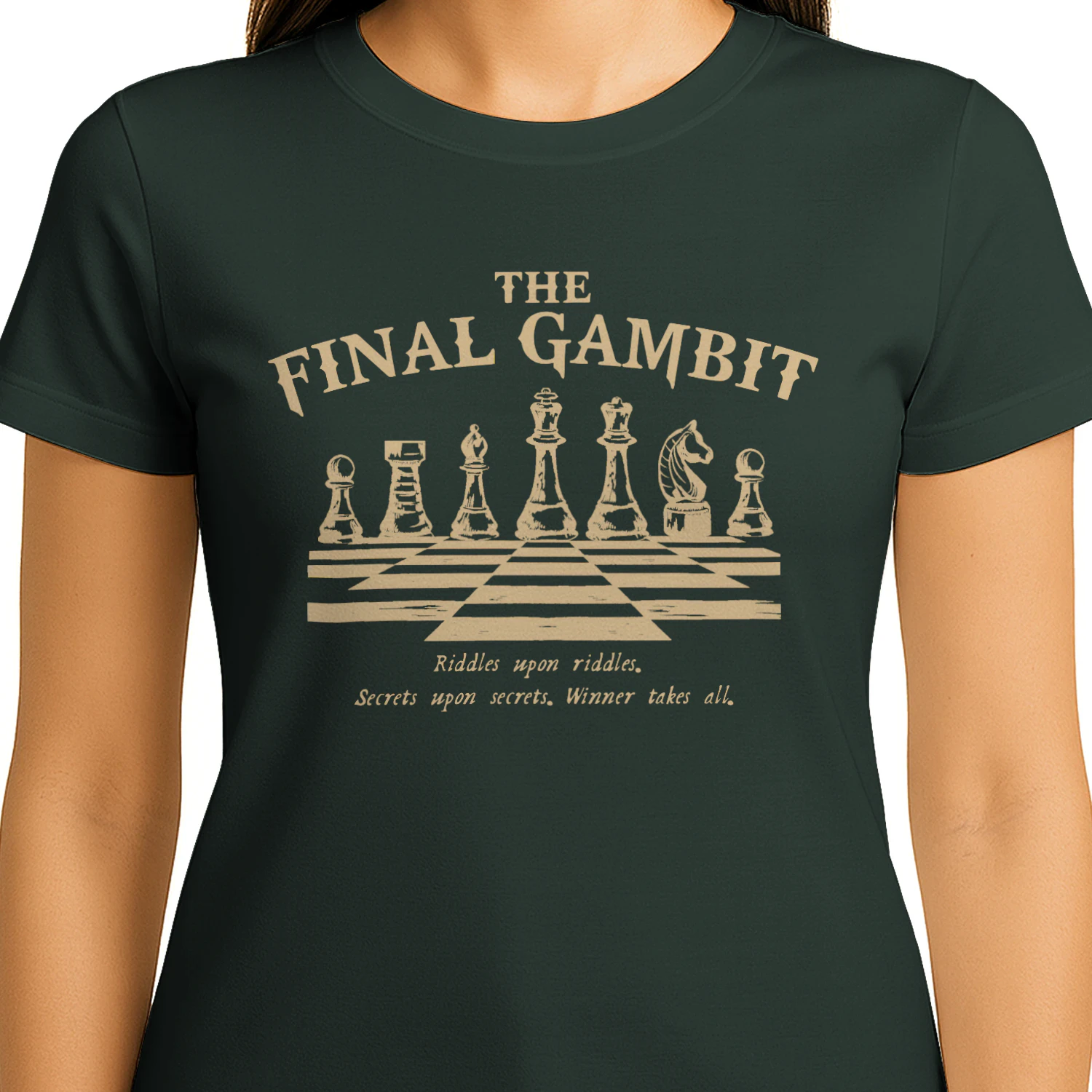 The Final Gambit Heavy Cotton T-shirt 1 Side, The Inheritance Games Tee, Young Adult Book Shirt, Book Gifts