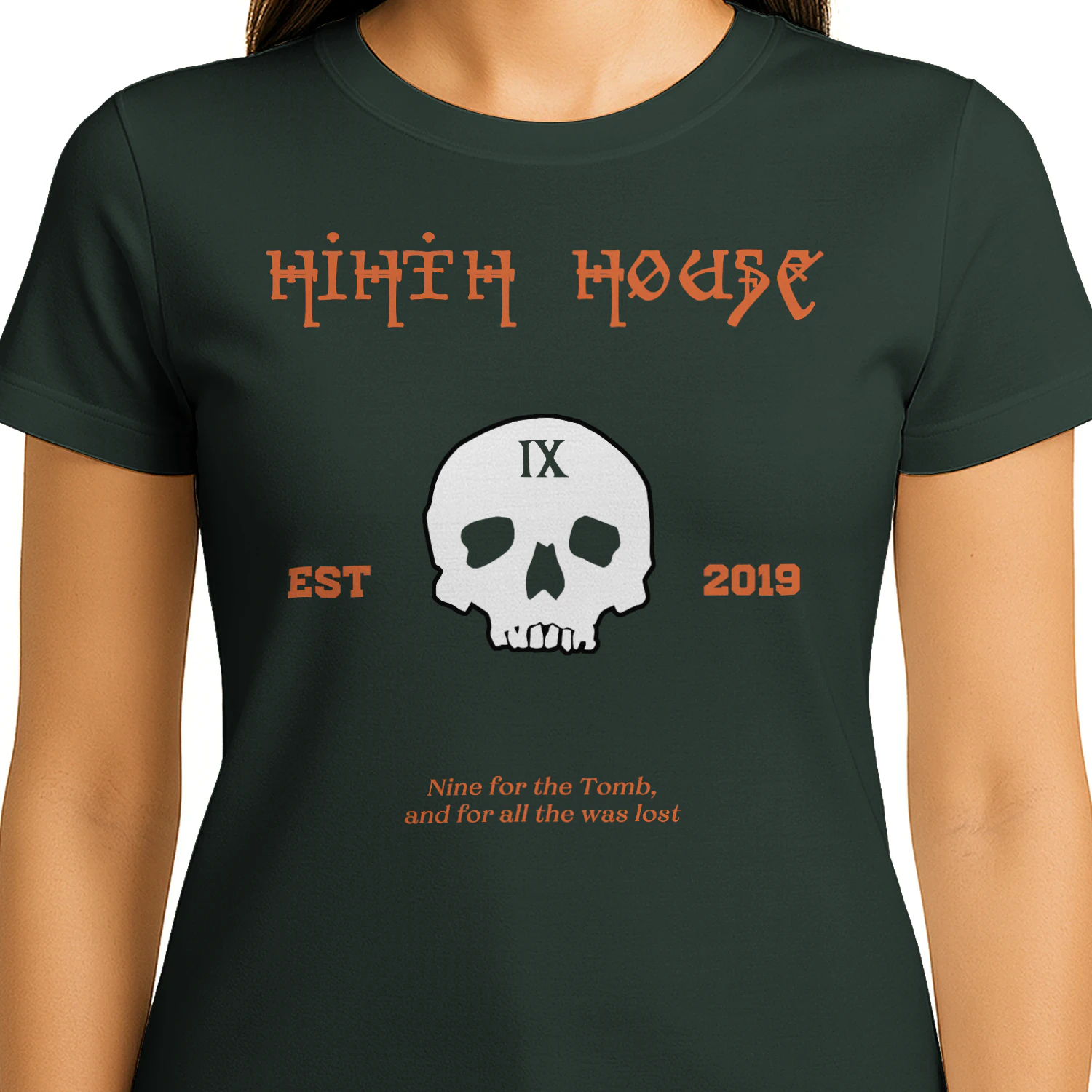 Gideon the Ninth Heavy Cotton T-shirt 1 Side, The Locked Tomb Tee, Fantasy Science Fiction Book Shirt, Book Gifts