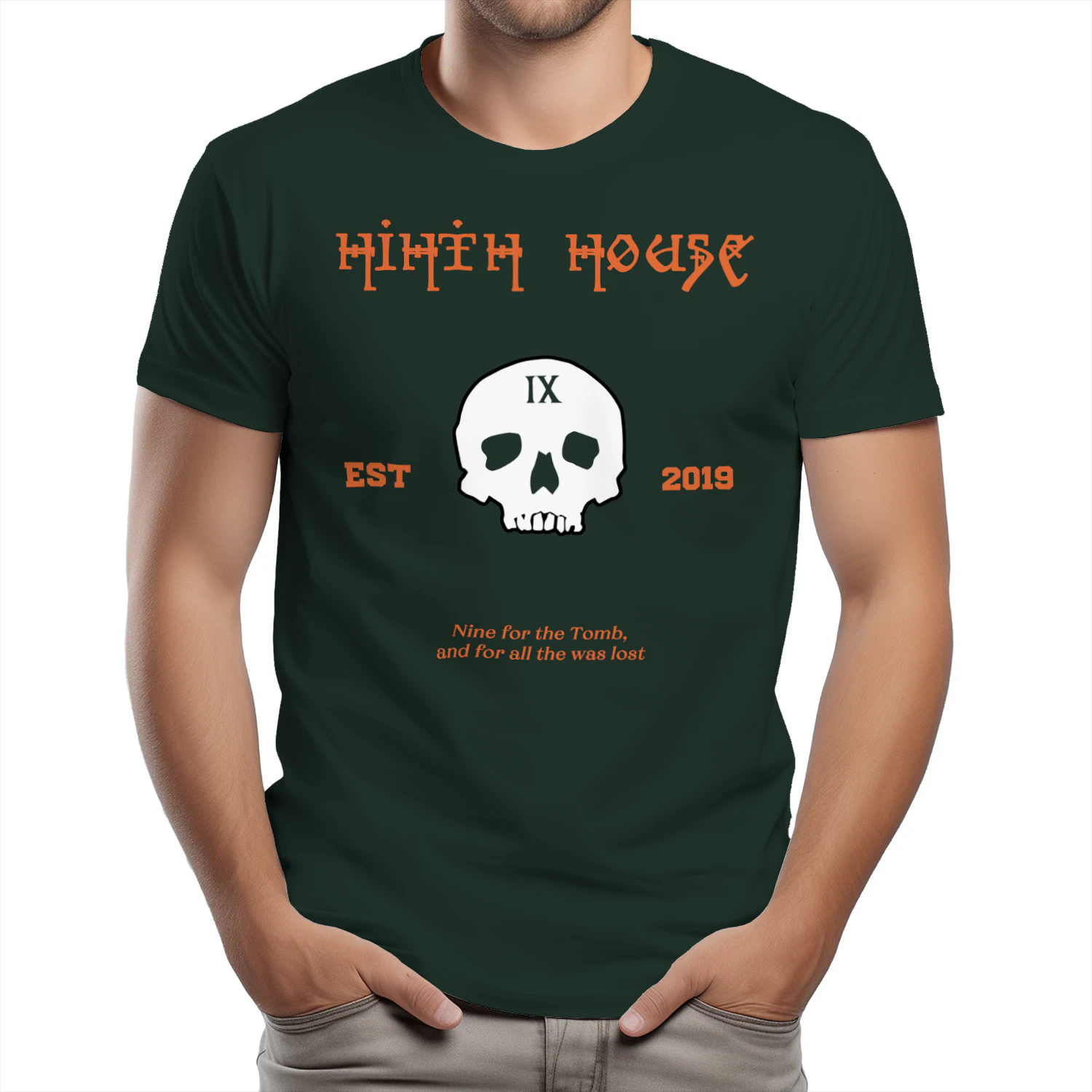 Gideon the Ninth Heavy Cotton T-shirt 1 Side, The Locked Tomb Tee, Fantasy Science Fiction Book Shirt, Book Gifts