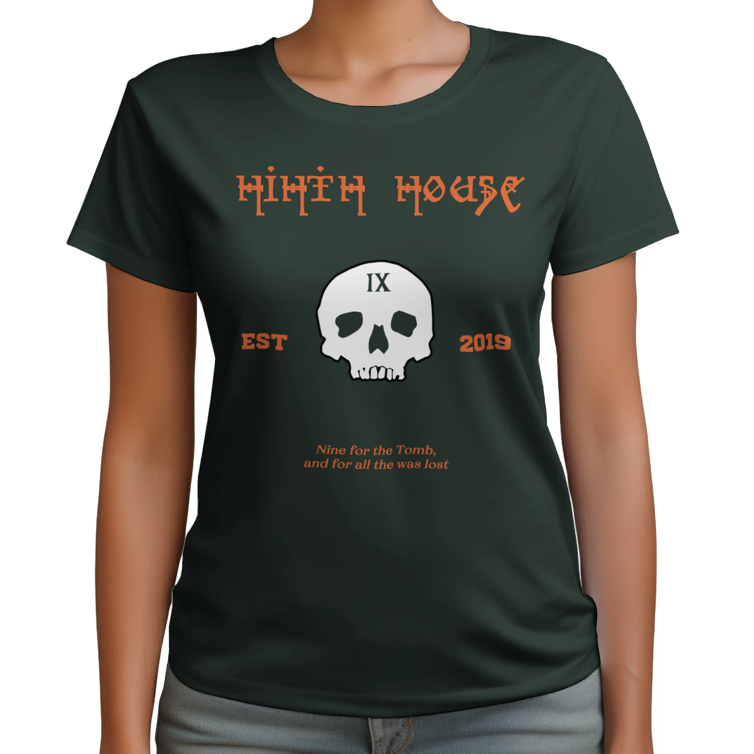 Gideon the Ninth Heavy Cotton T-shirt 1 Side, The Locked Tomb Tee, Fantasy Science Fiction Book Shirt, Book Gifts