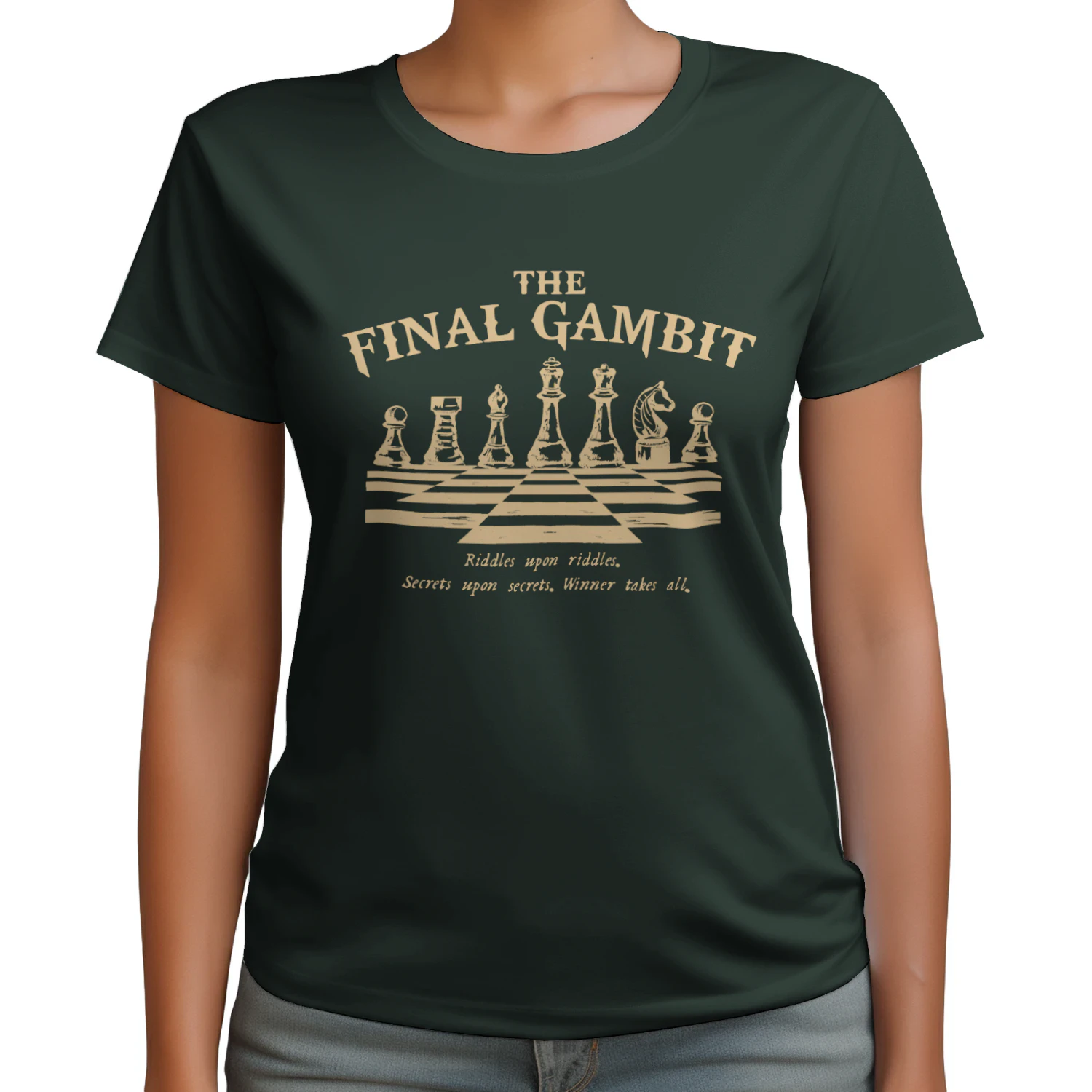 The Final Gambit Heavy Cotton T-shirt 1 Side, The Inheritance Games Tee, Young Adult Book Shirt, Book Gifts