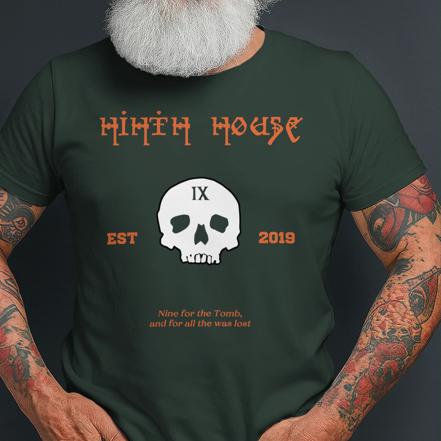 Gideon the Ninth Heavy Cotton T-shirt 1 Side, The Locked Tomb Tee, Fantasy Science Fiction Book Shirt, Book Gifts