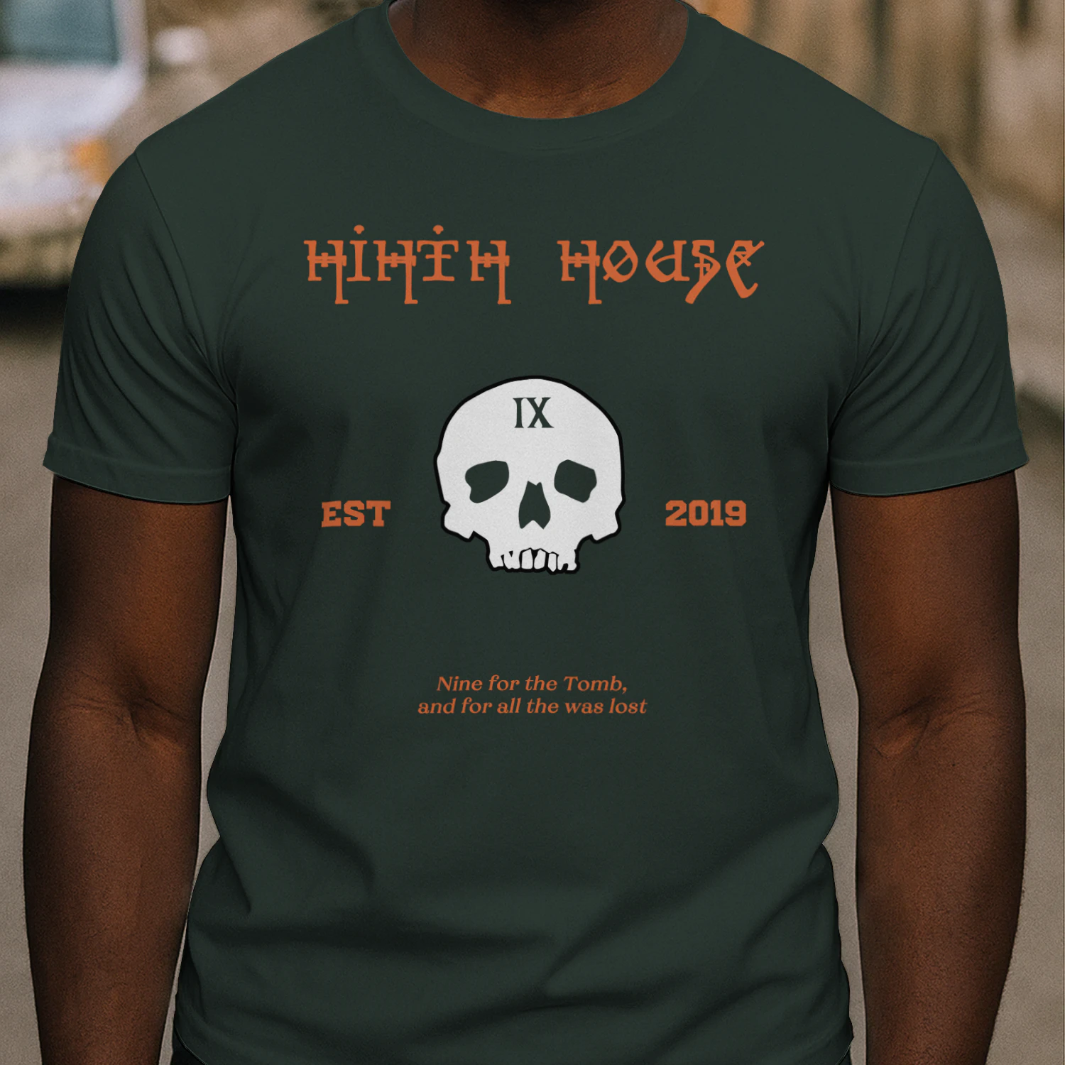 Gideon the Ninth Heavy Cotton T-shirt 1 Side, The Locked Tomb Tee, Fantasy Science Fiction Book Shirt, Book Gifts