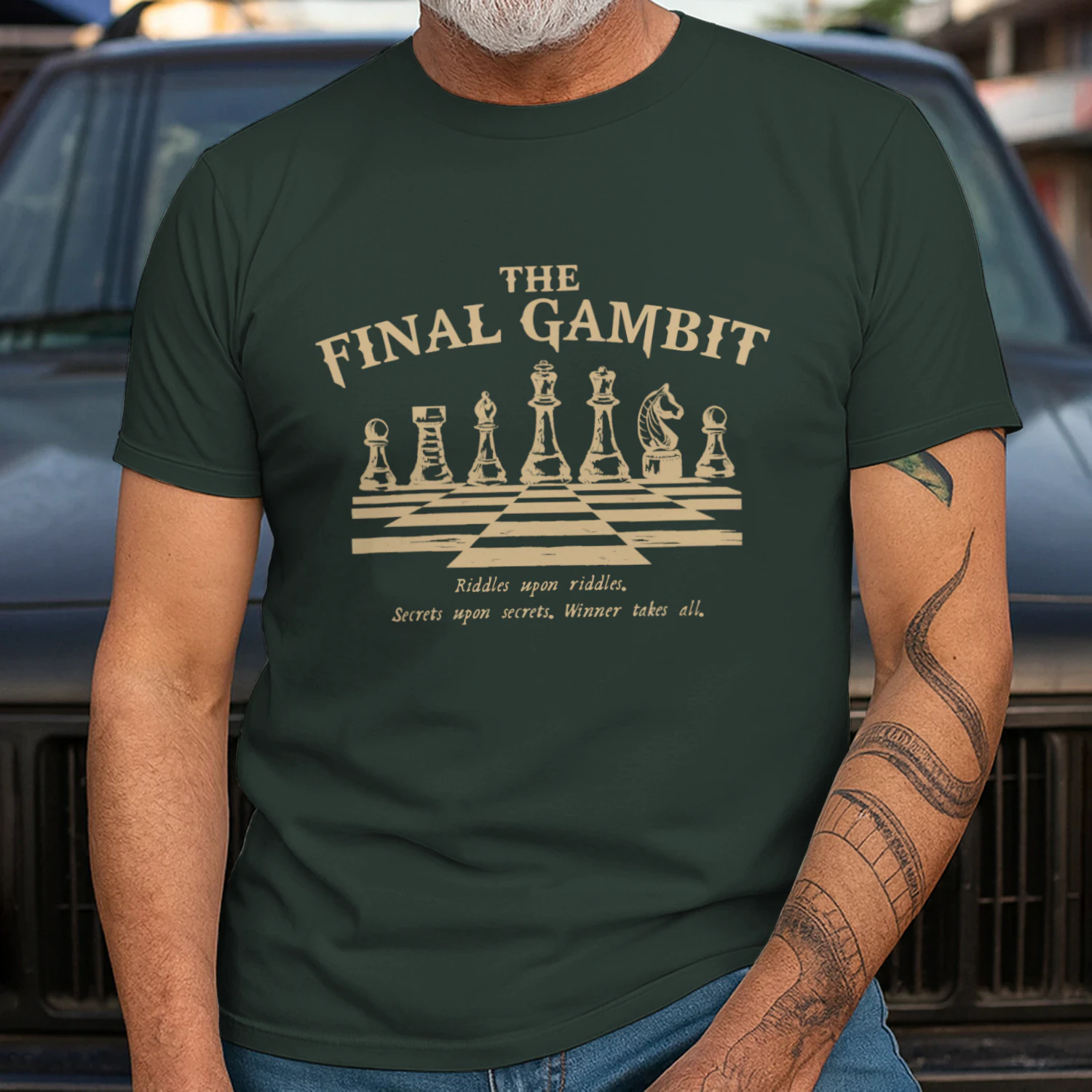The Final Gambit Heavy Cotton T-shirt 1 Side, The Inheritance Games Tee, Young Adult Book Shirt, Book Gifts