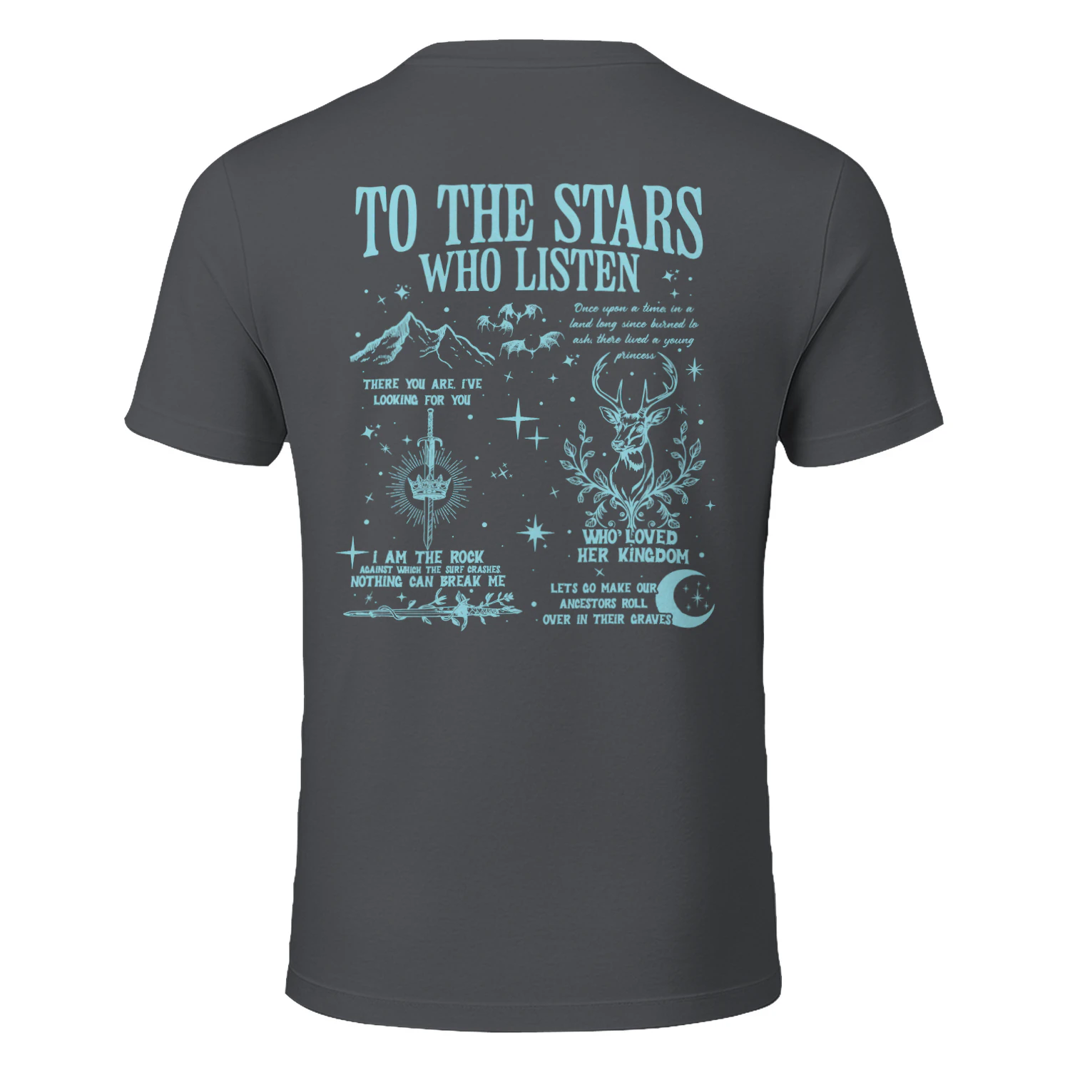Velaris City Of Starlight Heavy Cotton Dark Colors T-shirt 2 Side, ACOTAR Gildan Tee, Fantasy Romance Book Shirt, Book Lover Gifts