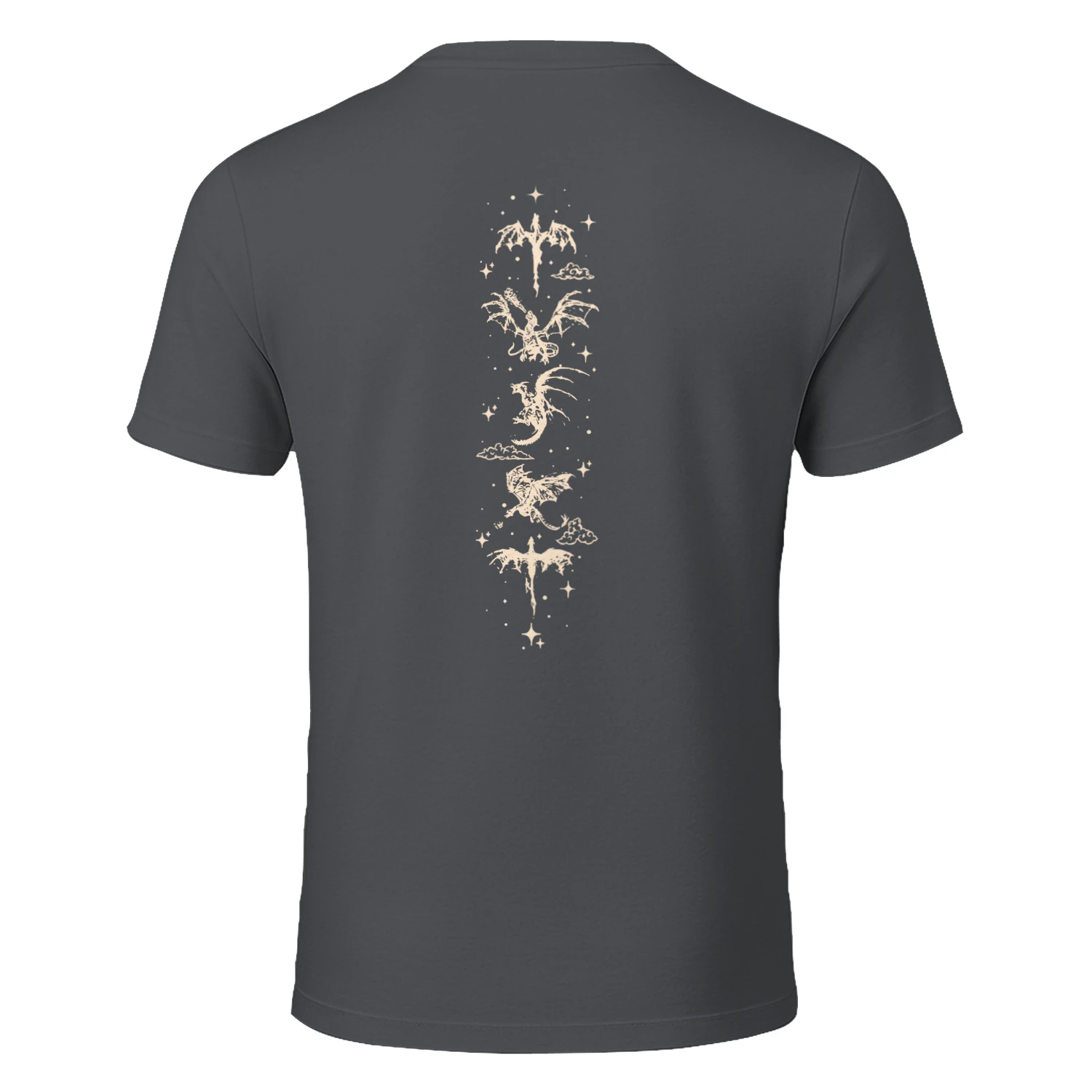 Book Girl Summer Heavy Cotton Dark Colors T-shirt 2 Side, Fourth Wing Series Gildan Tee, Romantasy Book Shirt, Book Lover Gifts