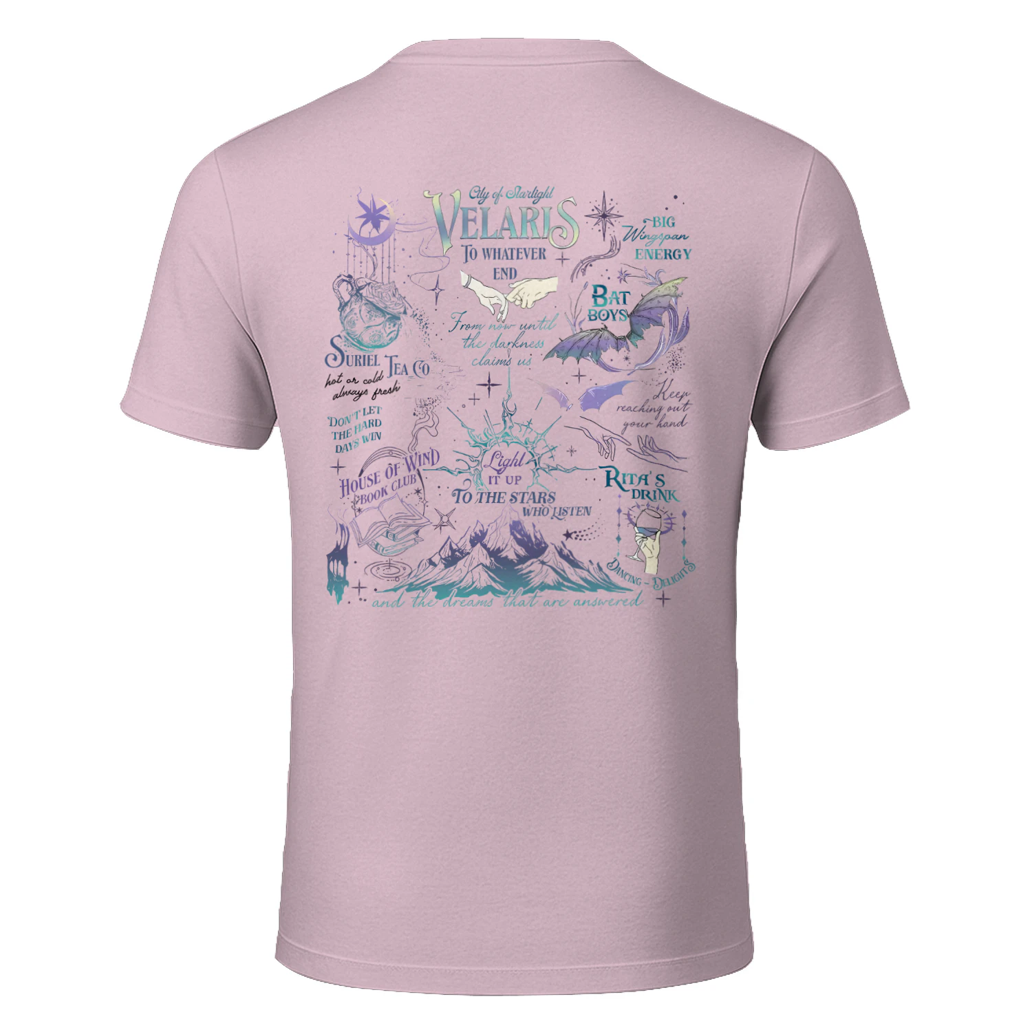 Velaris Acotar Heavy Cotton Light Colors T-shirt 2 Side, City Of Starlight Gildan Tee, Romantasy Readers Shirt, Book Lover Gifts