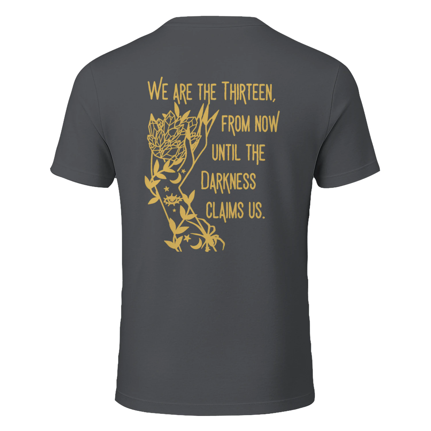 Abraxos Flower Heavy Cotton Dark Colors T-shirt 2 Side, Throne of Glass Gildan Tee, Epic High Fantasy Book Shirt, Book Lover Gifts