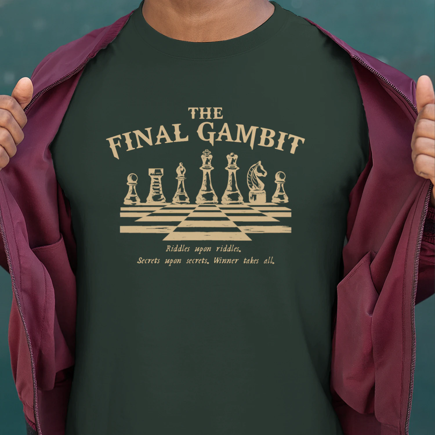 The Final Gambit Heavy Cotton T-shirt 1 Side, The Inheritance Games Tee, Young Adult Book Shirt, Book Gifts