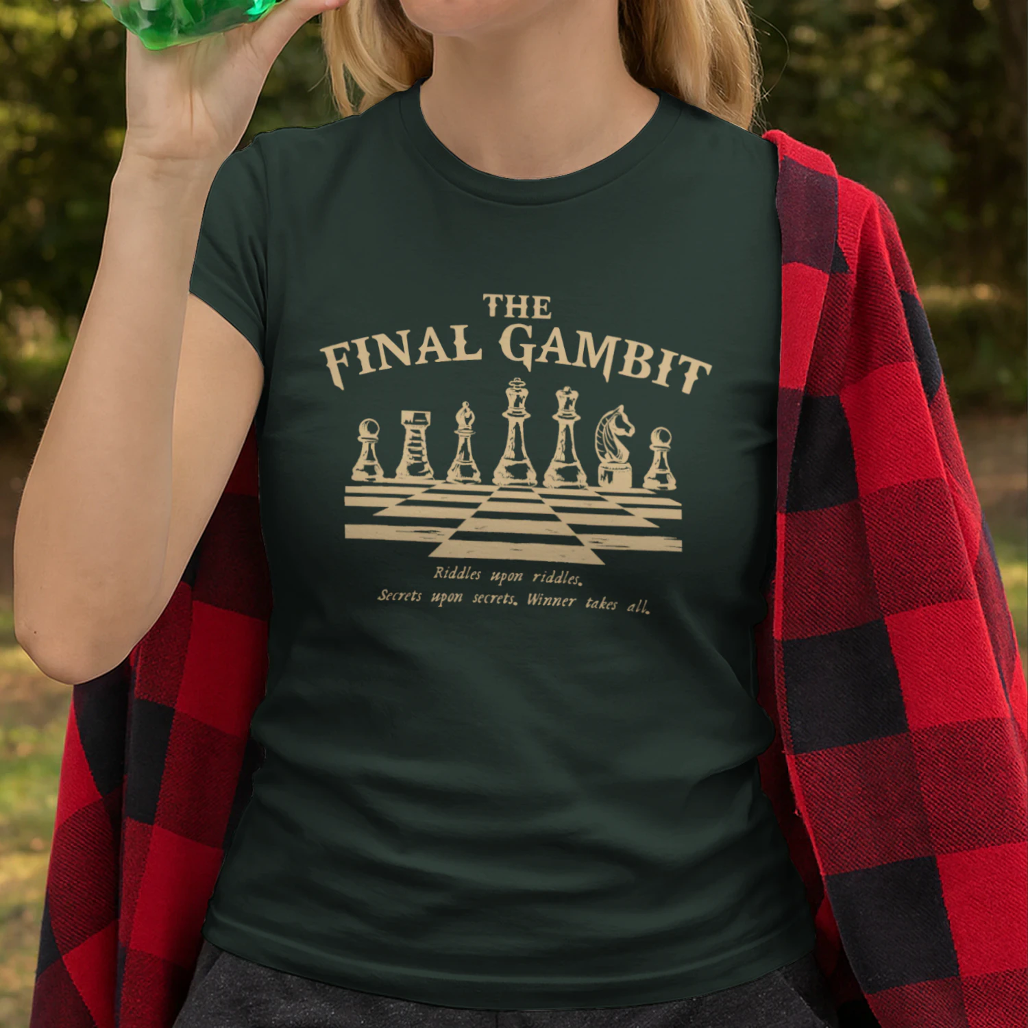 The Final Gambit Heavy Cotton T-shirt 1 Side, The Inheritance Games Tee, Young Adult Book Shirt, Book Gifts