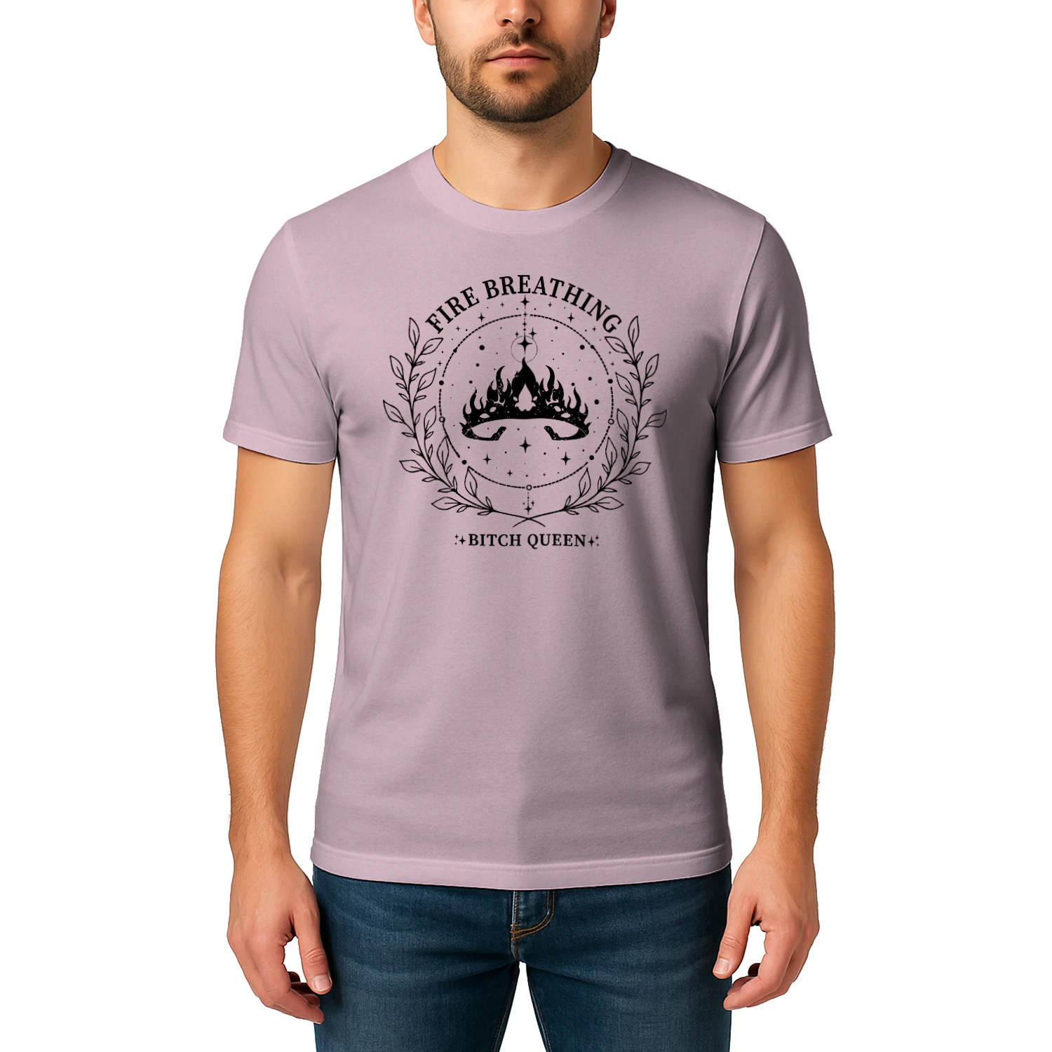 Fire Breathing Heavy Cotton Light Colors T-shirt 2 Side, Throne of Glass Gildan Tee, Epic High Fantasy Book Shirt, Book Lover Gifts