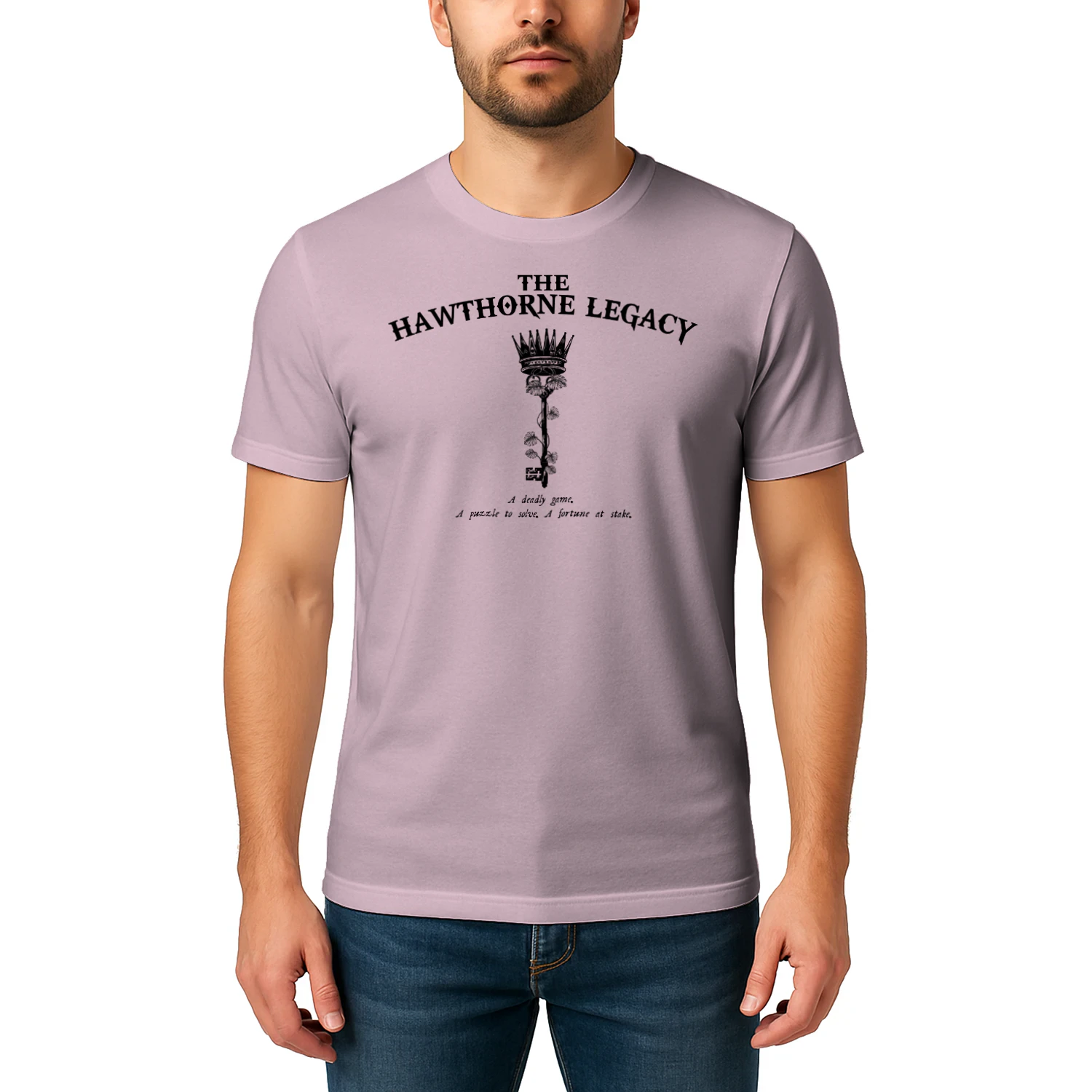 The Hawthorne Legacy Heavy Cotton Light Colors T-shirt 1 Side, The Inheritance Games Gildan Tee, YA Romance Club Shirt, Book Lover Gifts