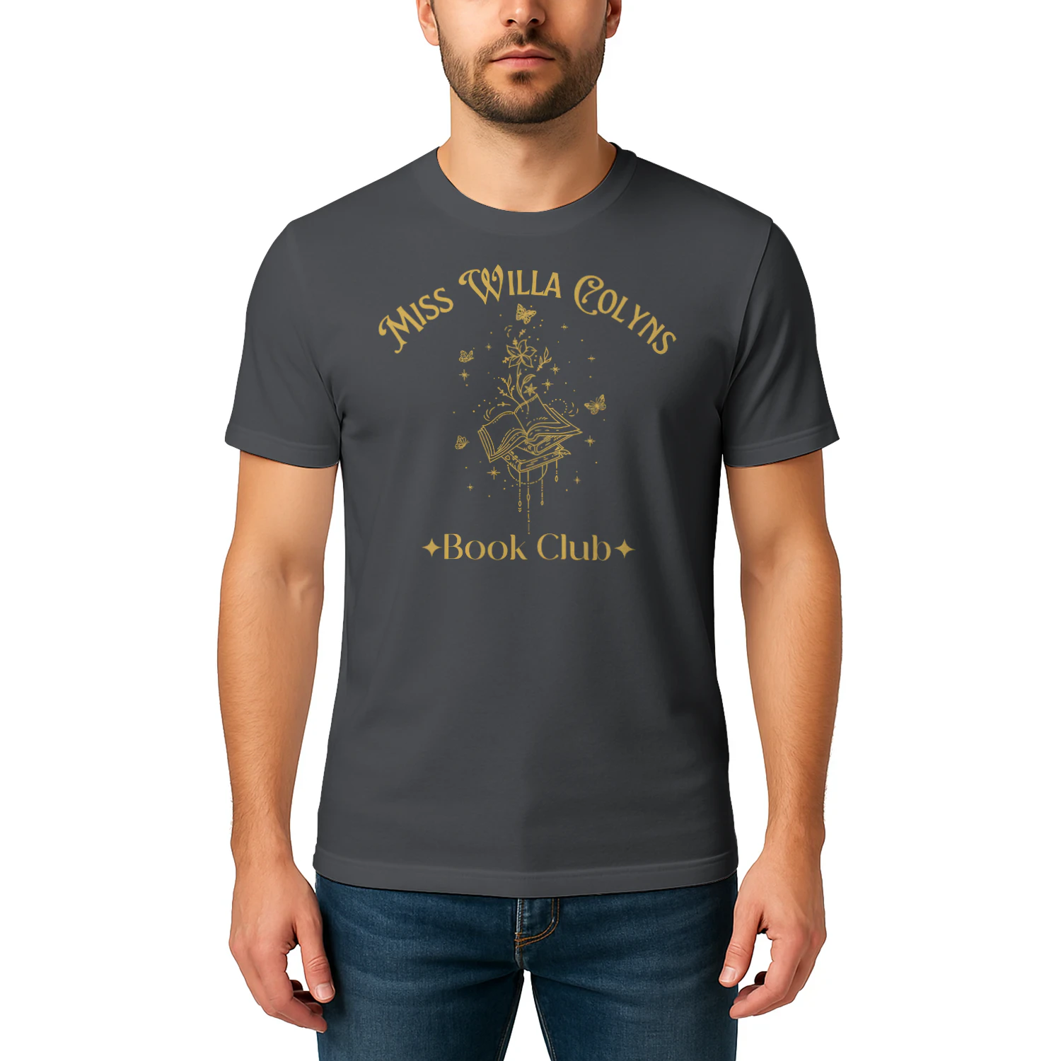 Miss Willa Colyns Heavy Cotton Dark Colors T-shirt 1 Side, The Shepherd King Gildan Tee, Dark Fantasy Shirt, Book Lover Gifts