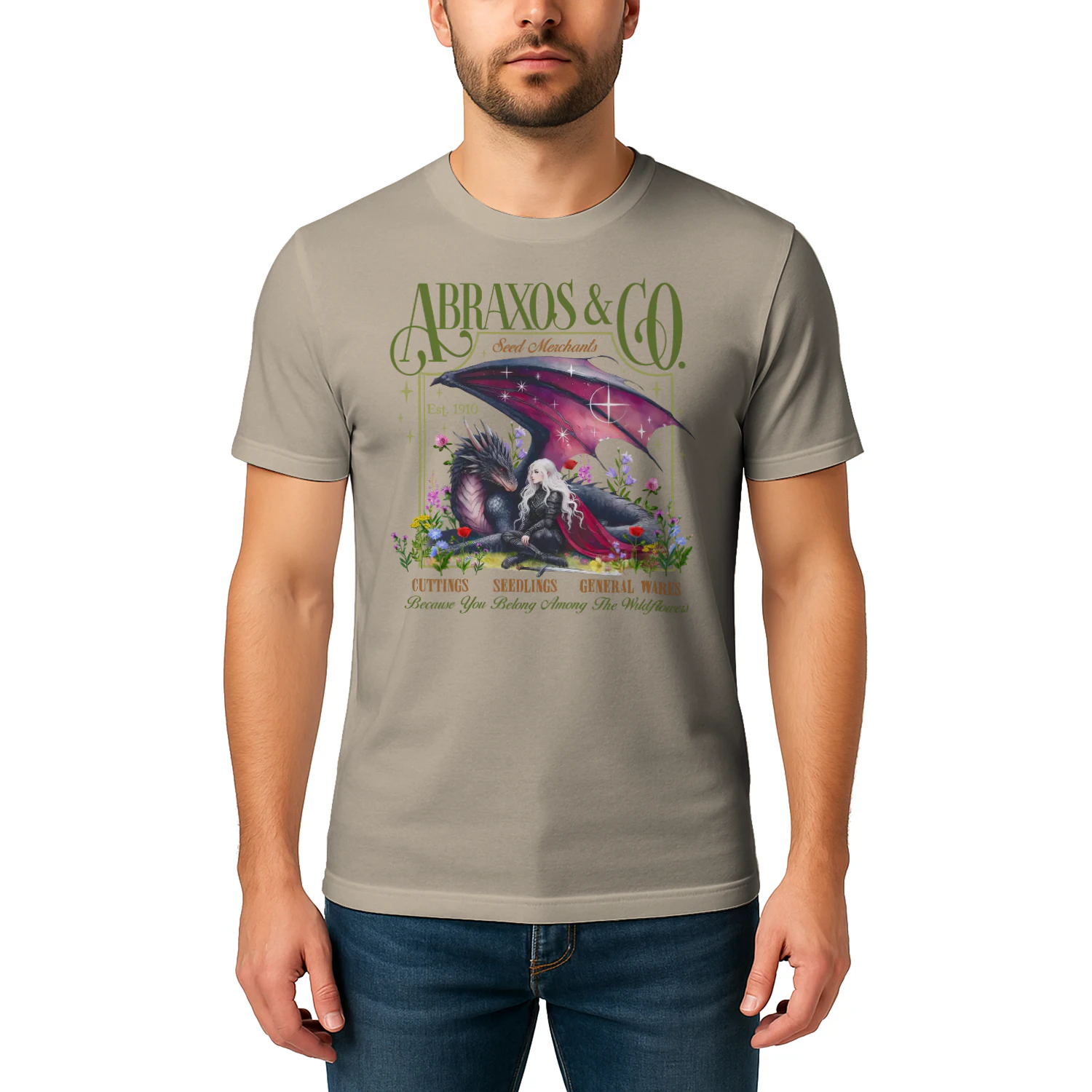 Abraxos Manon Blackbeak Heavy Cotton Light Colors T-shirt 1 Side, Throne of Glass Gildan Tee, High Fantasy Book Shirt, Book Gifts