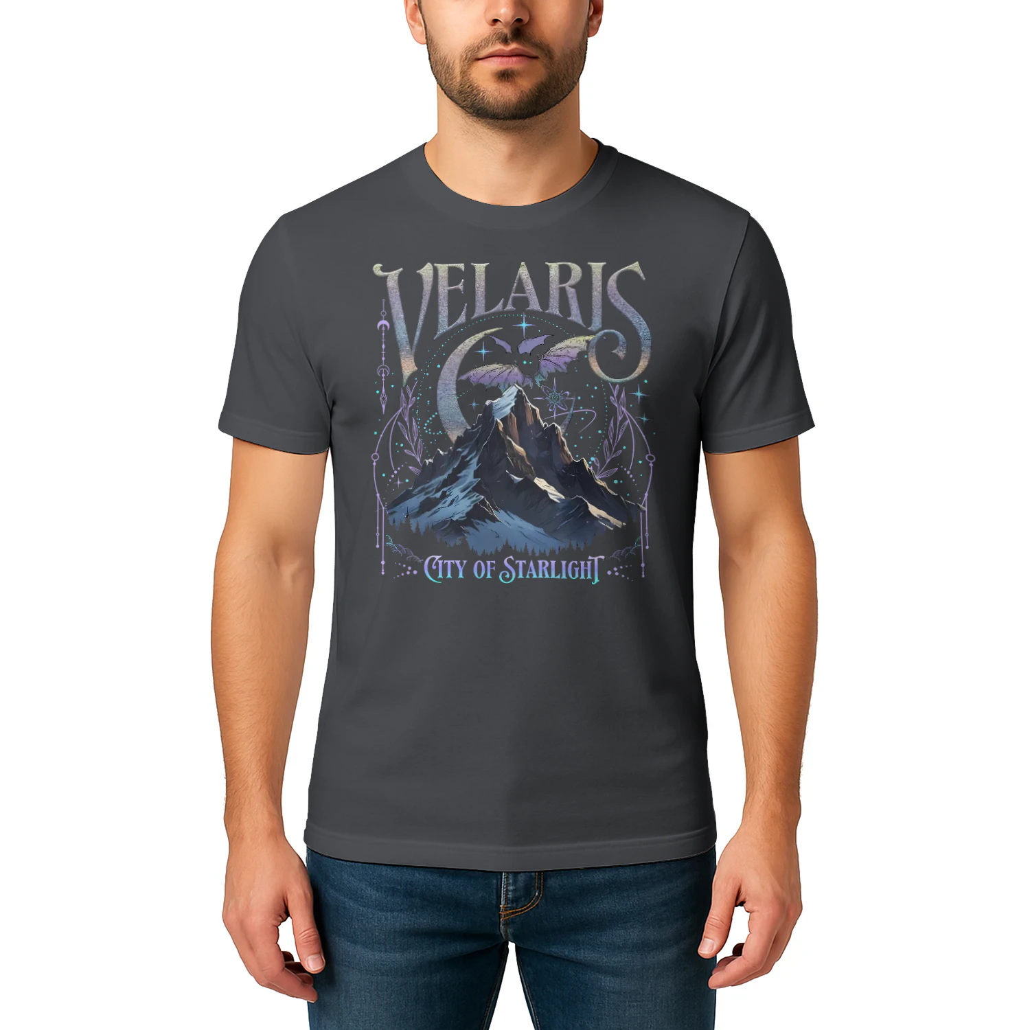 Velaris Acotar Heavy Cotton Dark Colors T-shirt 2 Side, City Of Starlight Gildan Tee, Romantasy Readers Shirt, Book Lover Gifts