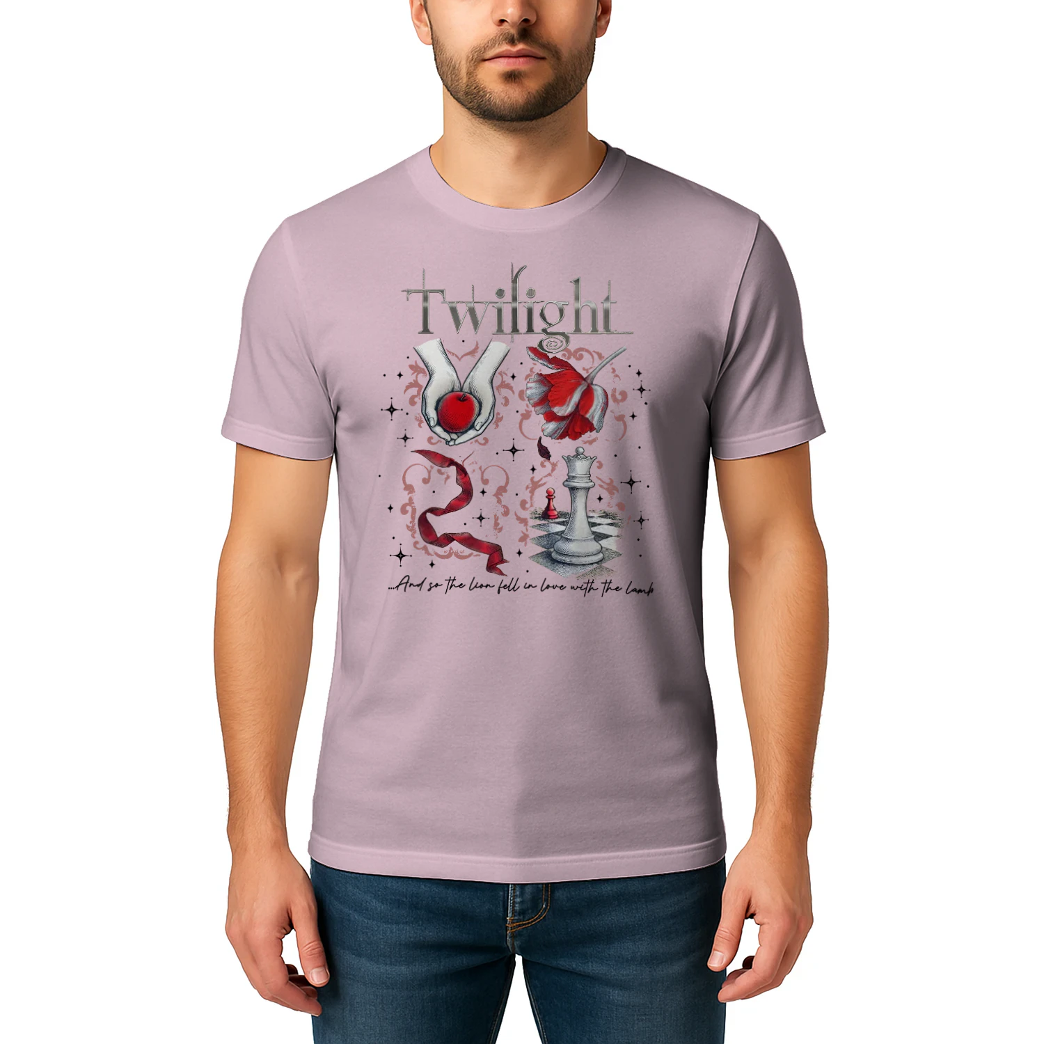 Twilight Series Heavy Cotton Light Colors T-shirt 2 Side, Young Adult Gildan Tee, Fantasy Romance Book Shirt, Book Lover Gifts