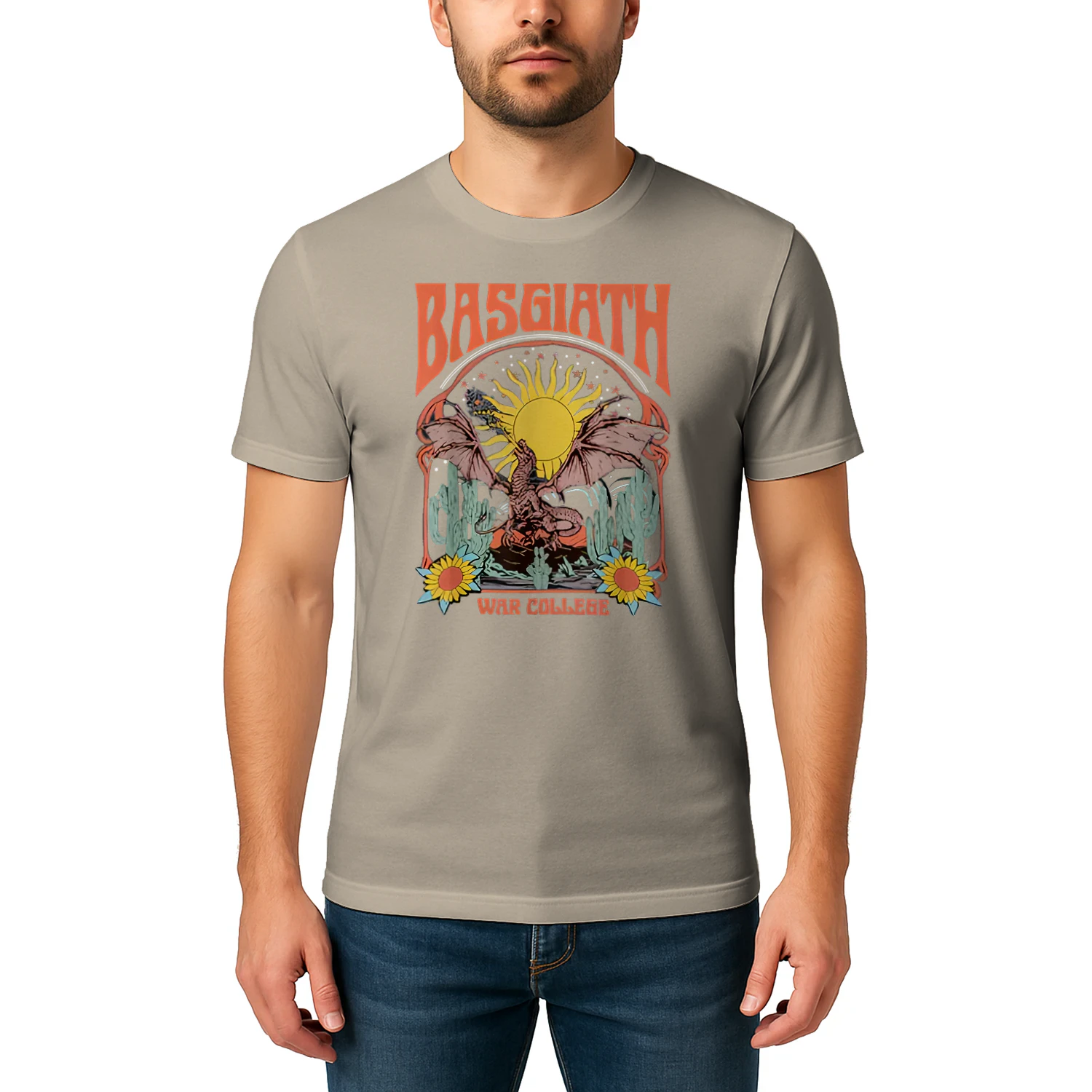 Basgiath War College Heavy Cotton T-shirt 1 Side, Fourth Wing Gildan Tee, Dark Romance Book Shirt, Book Lover Gifts
