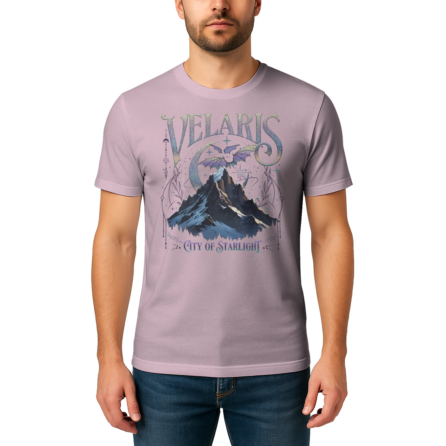 Velaris Acotar Heavy Cotton Light Colors T-shirt 2 Side, City Of Starlight Gildan Tee, Romantasy Readers Shirt, Book Lover Gifts