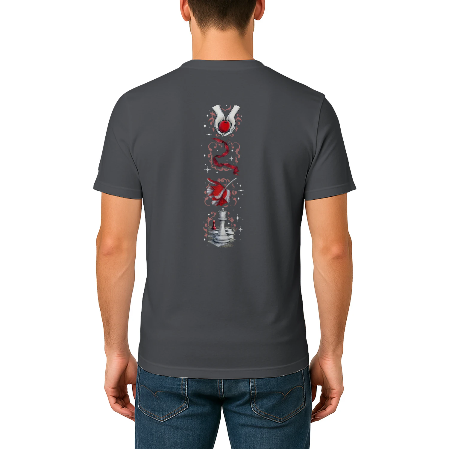 Twilight Series Heavy Cotton Dark Colors T-shirt 2 Side, Young Adult Gildan Tee, Fantasy Romance Book Shirt, Book Lover Gifts