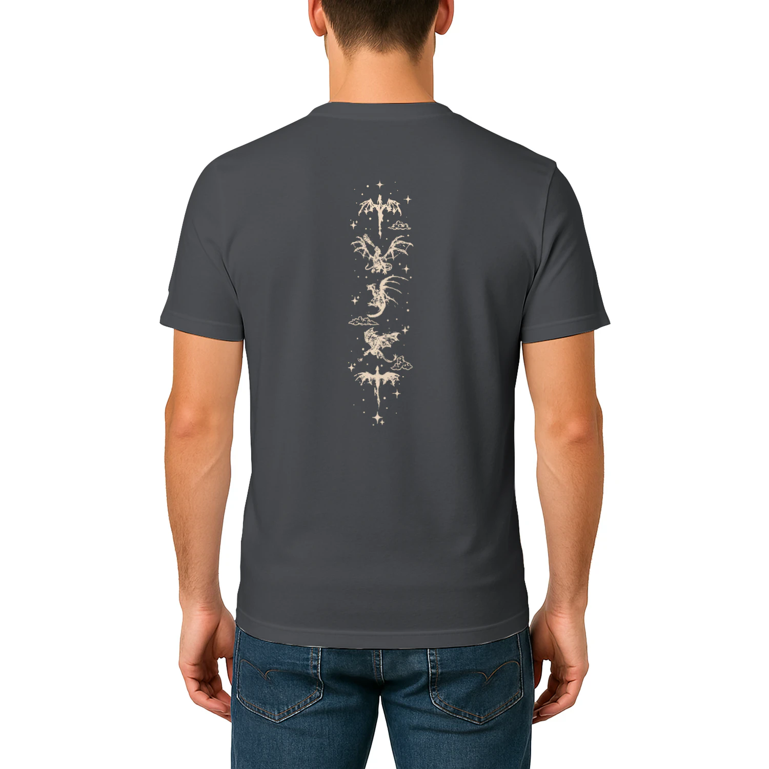 Book Girl Summer Heavy Cotton Dark Colors T-shirt 2 Side, Fourth Wing Series Gildan Tee, Romantasy Book Shirt, Book Lover Gifts