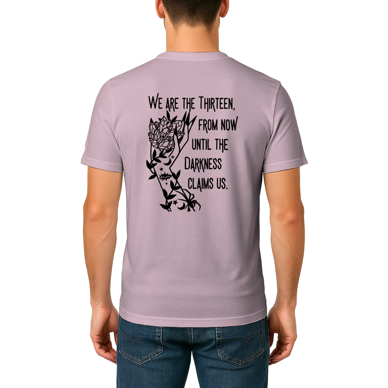 Abraxos Flower Heavy Cotton Light Colors T-shirt 2 Side, Throne of Glass Gildan Tee, Epic High Fantasy Book Shirt, Book Lover Gifts