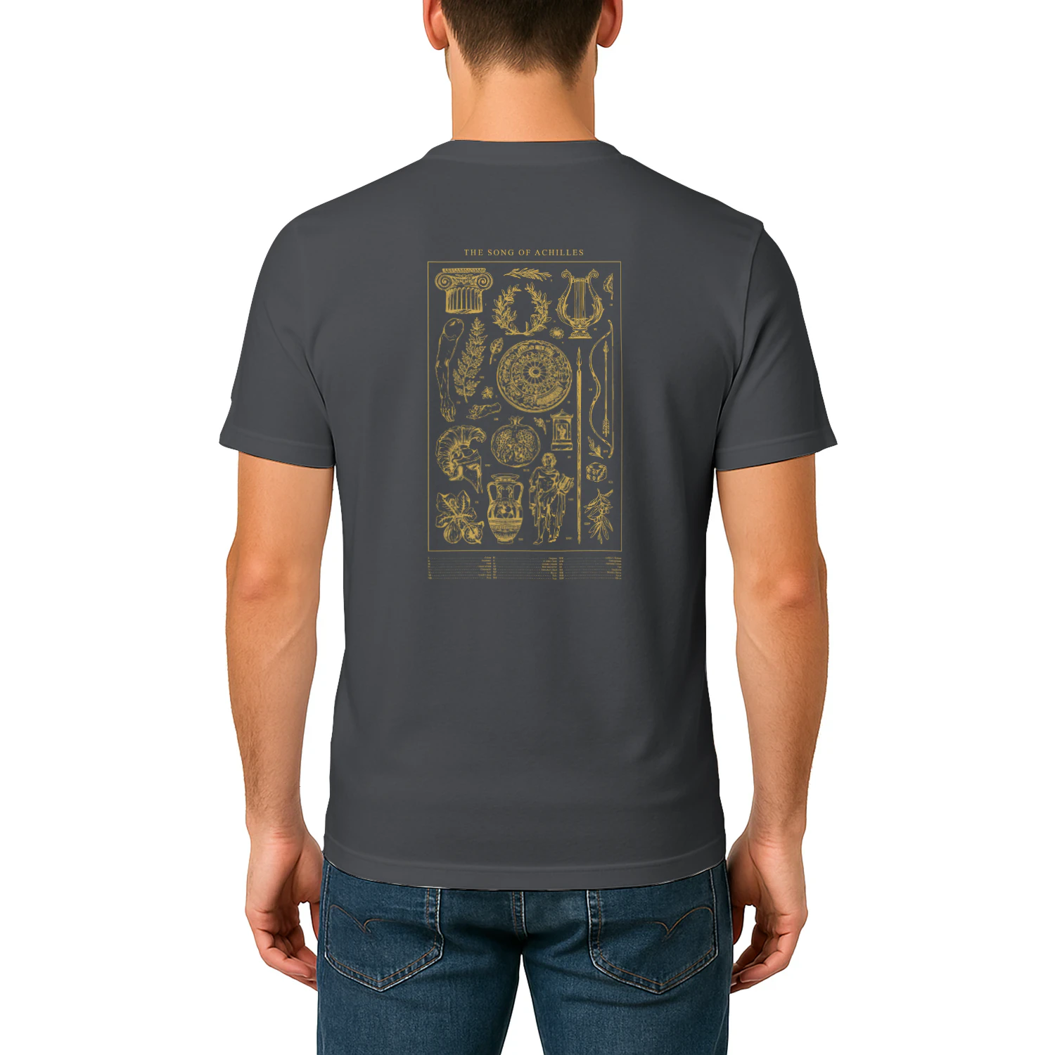 The Song of Achilles Heavy Cotton Dark Colors T-shirt 2 Side, Classic Retellings Gildan Tee, Mythological Retellings Book Shirt, Book Lover Gifts