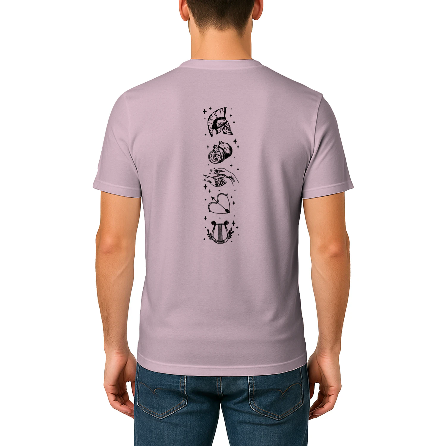 The Song of Achilles Heavy Cotton Light Colors T-shirt 2 Side, Classic Retellings Gildan Tee, Mythological Retellings Book Shirt, Book Lover Gifts