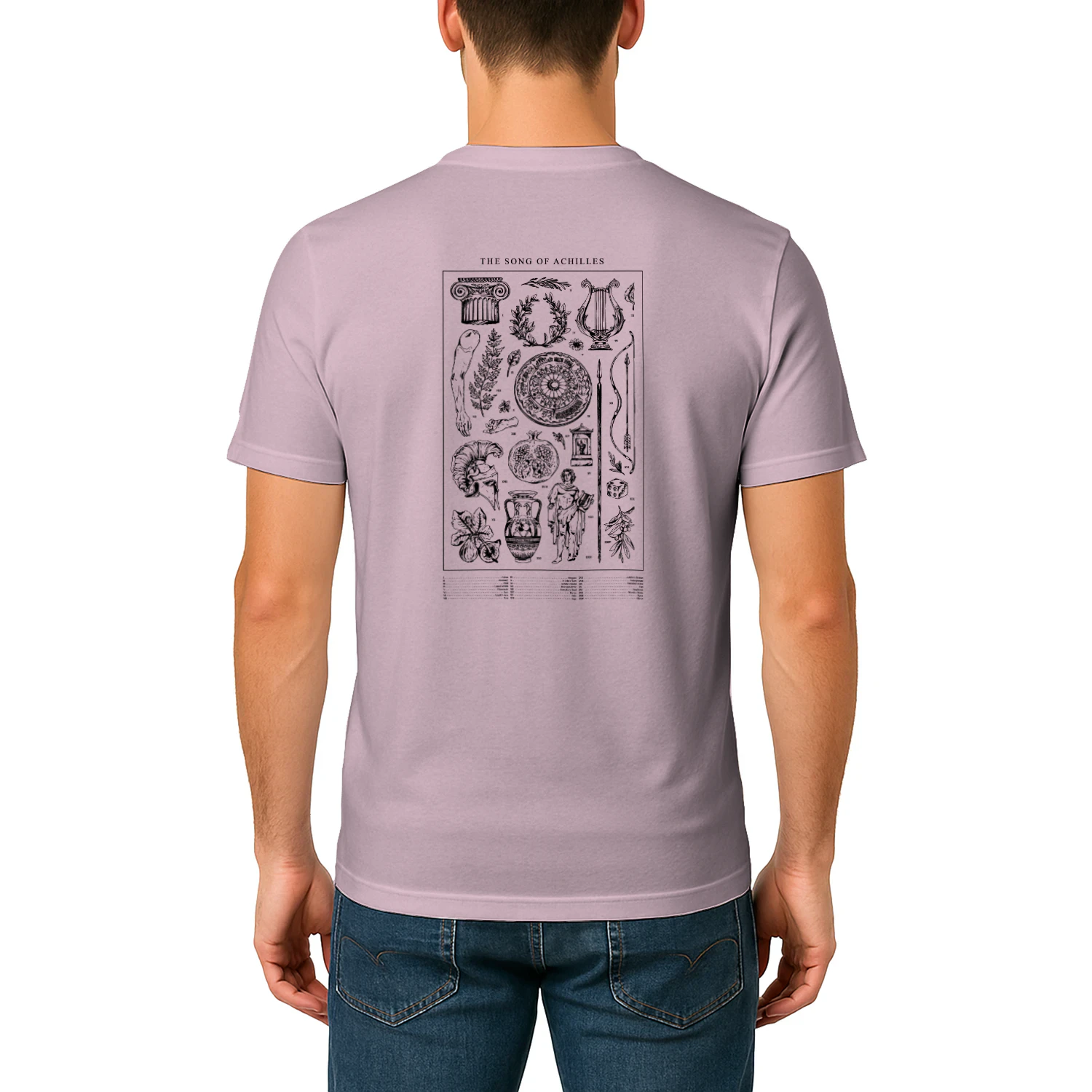 The Song of Achilles Heavy Cotton Light Colors T-shirt 2 Side, Classic Retellings Gildan Tee, Mythological Retellings Book Shirt, Book Lover Gifts