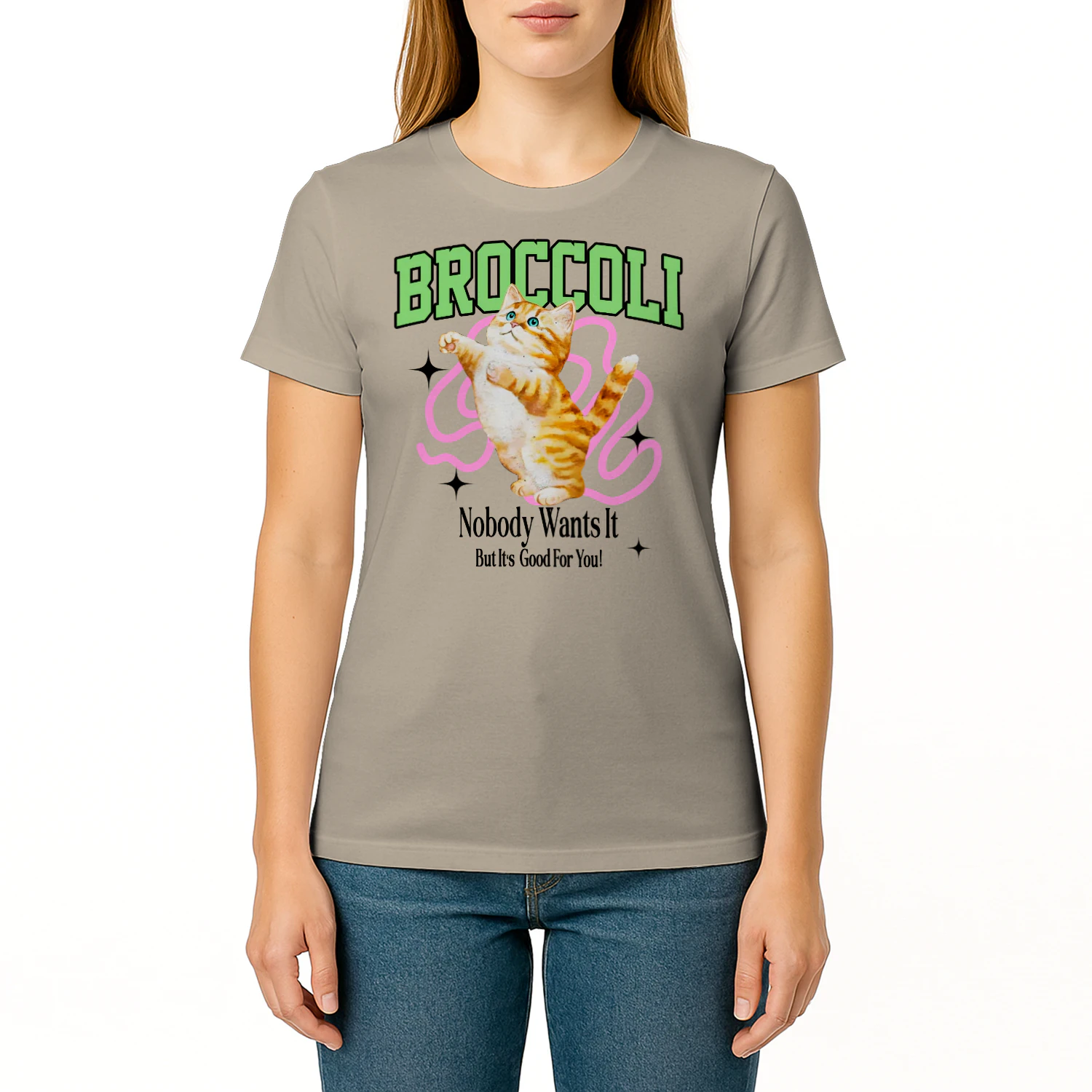 Broccoli The Fierce Heavy Cotton Light Colors T-shirt 1 Side, Fourth Wing Gildan Tee, Fantasy Romance Book Shirt, Book Lover Gifts