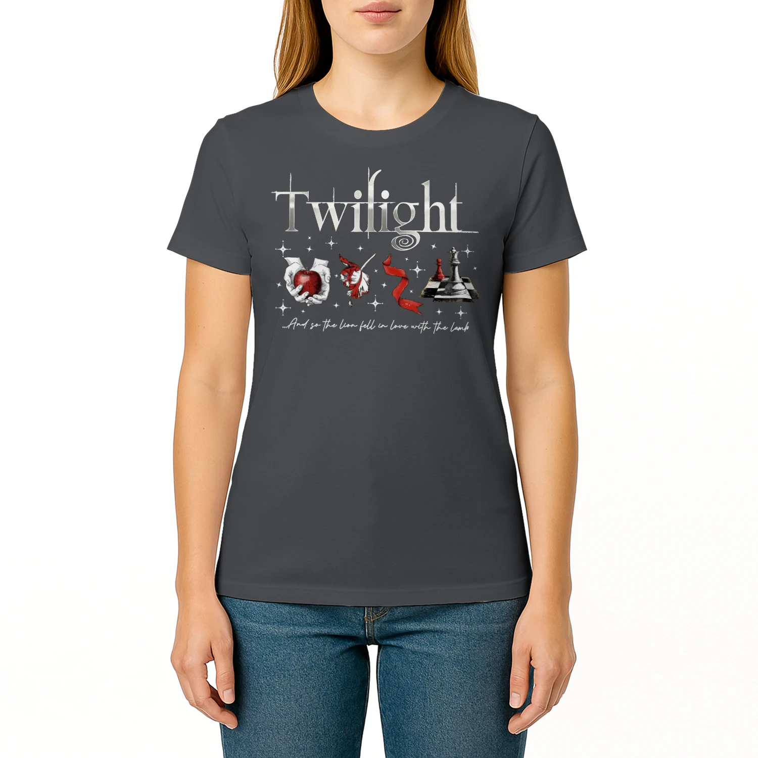Twilight Series Heavy Cotton Dark Colors T-shirt 2 Side, Young Adult Gildan Tee, Fantasy Romance Book Shirt, Book Lover Gifts