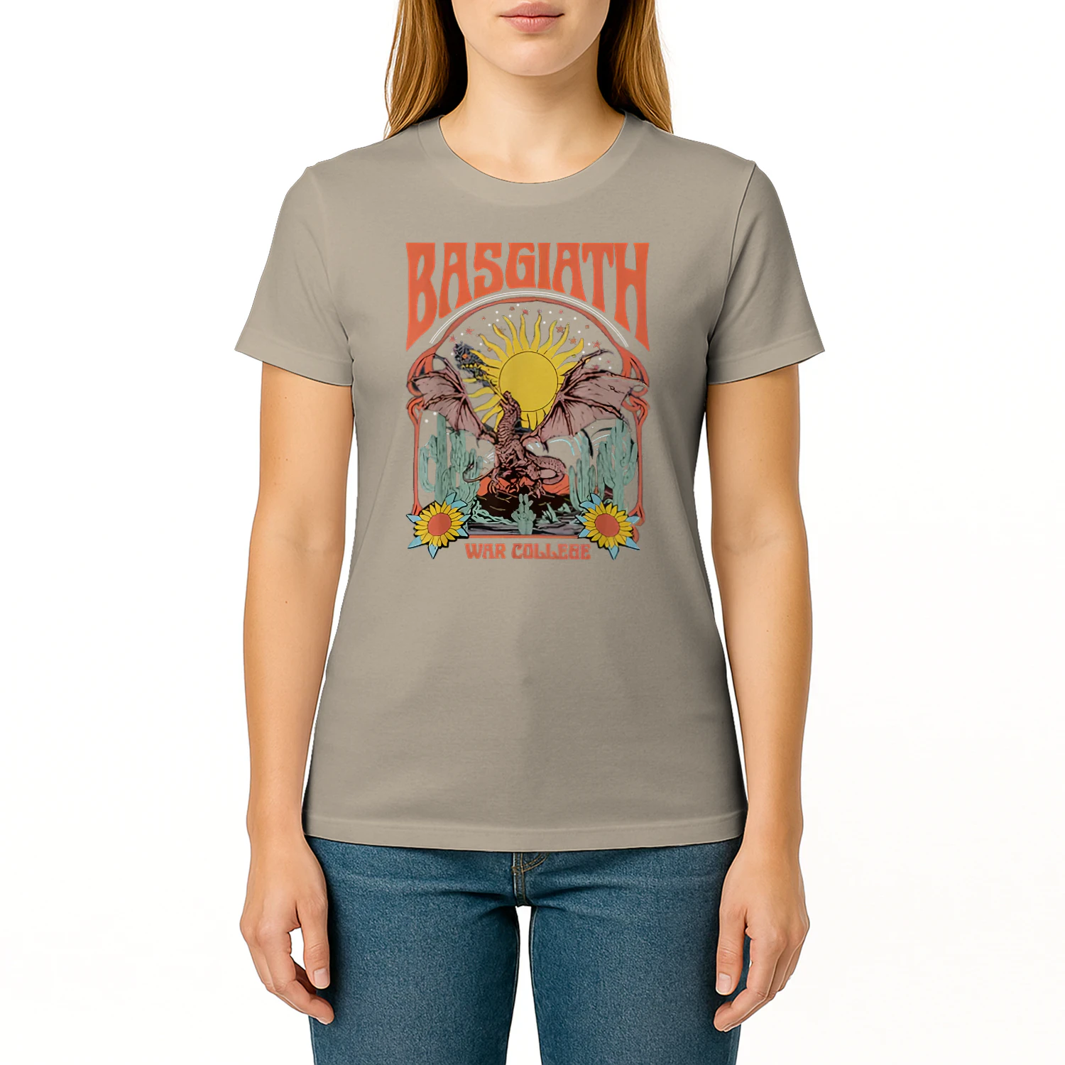 Basgiath War College Heavy Cotton T-shirt 1 Side, Fourth Wing Gildan Tee, Dark Romance Book Shirt, Book Lover Gifts