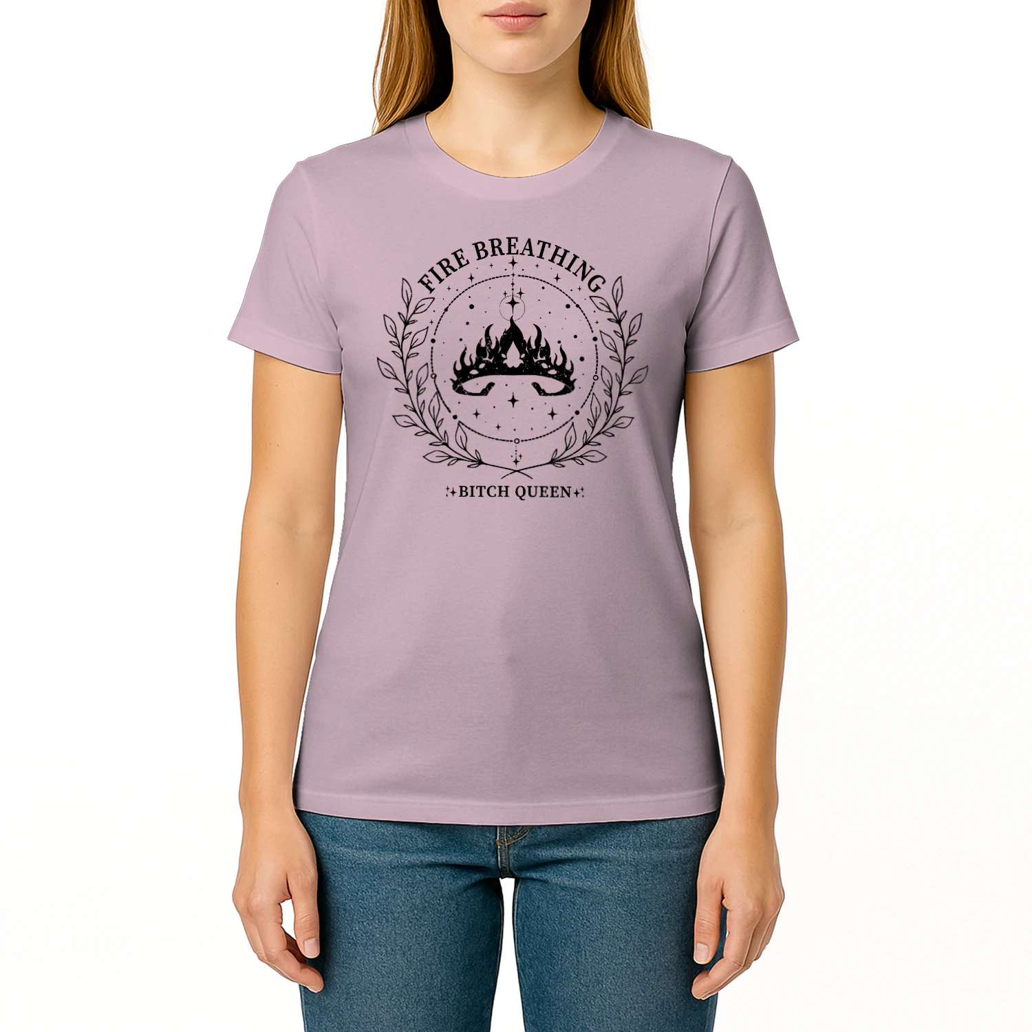 Fire Breathing Heavy Cotton Light Colors T-shirt 2 Side, Throne of Glass Gildan Tee, Epic High Fantasy Book Shirt, Book Lover Gifts