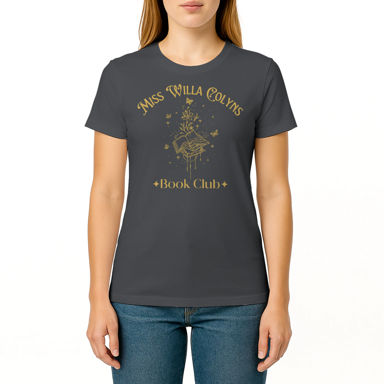 Miss Willa Colyns Heavy Cotton Dark Colors T-shirt 1 Side, The Shepherd King Gildan Tee, Dark Fantasy Shirt, Book Lover Gifts