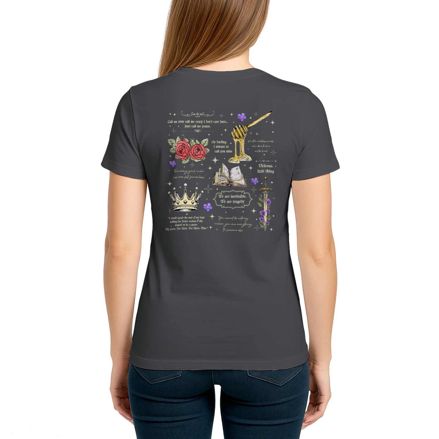 My Weekend Is Fully Booked Heavy Cotton Dark Colors T-shirt 2 Side, Fearless The Powerless Trilogy Gildan Tee, Young Adult Book Shirt, Book Lover Gifts