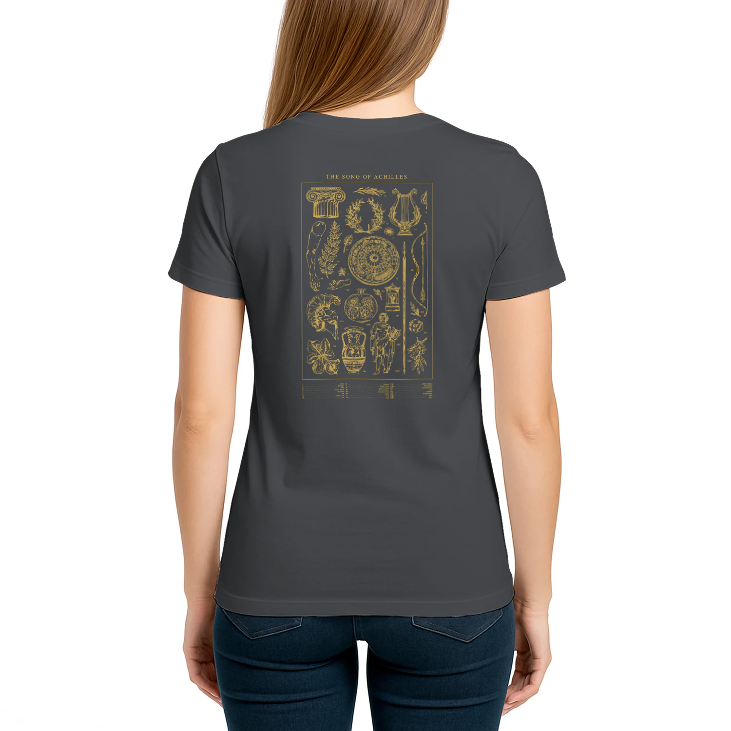 The Song of Achilles Heavy Cotton Dark Colors T-shirt 2 Side, Classic Retellings Gildan Tee, Mythological Retellings Book Shirt, Book Lover Gifts