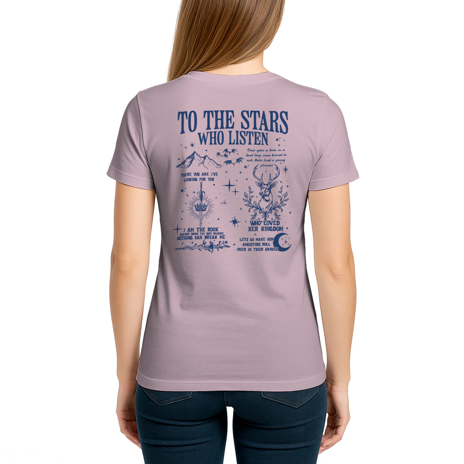 Velaris City Of Starlight Heavy Cotton Light Colors T-shirt 2 Side, ACOTAR Gildan Tee, Fantasy Romance Book Shirt, Book Lover Gifts