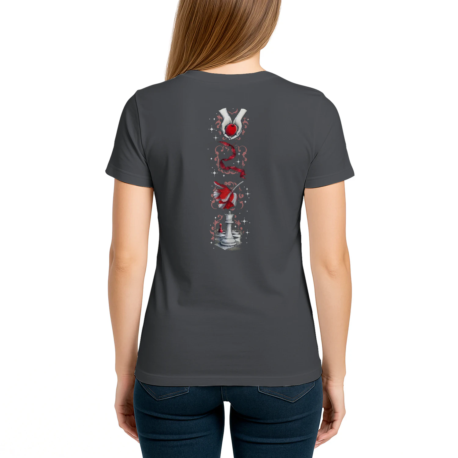 Twilight Series Heavy Cotton Dark Colors T-shirt 2 Side, Young Adult Gildan Tee, Fantasy Romance Book Shirt, Book Lover Gifts