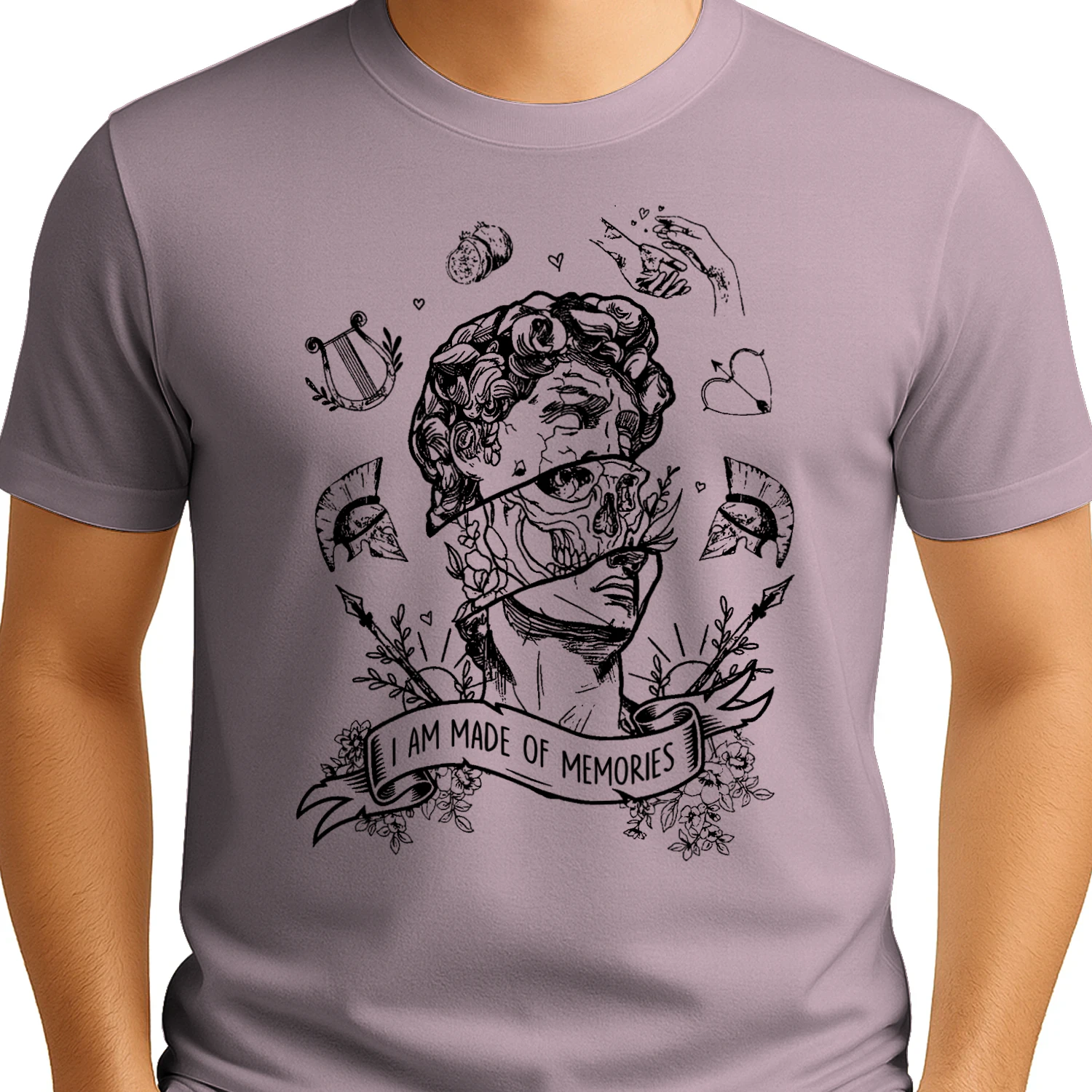 The Song of Achilles Heavy Cotton Light Colors T-shirt 2 Side, Classic Retellings Gildan Tee, Mythological Retellings Book Shirt, Book Lover Gifts