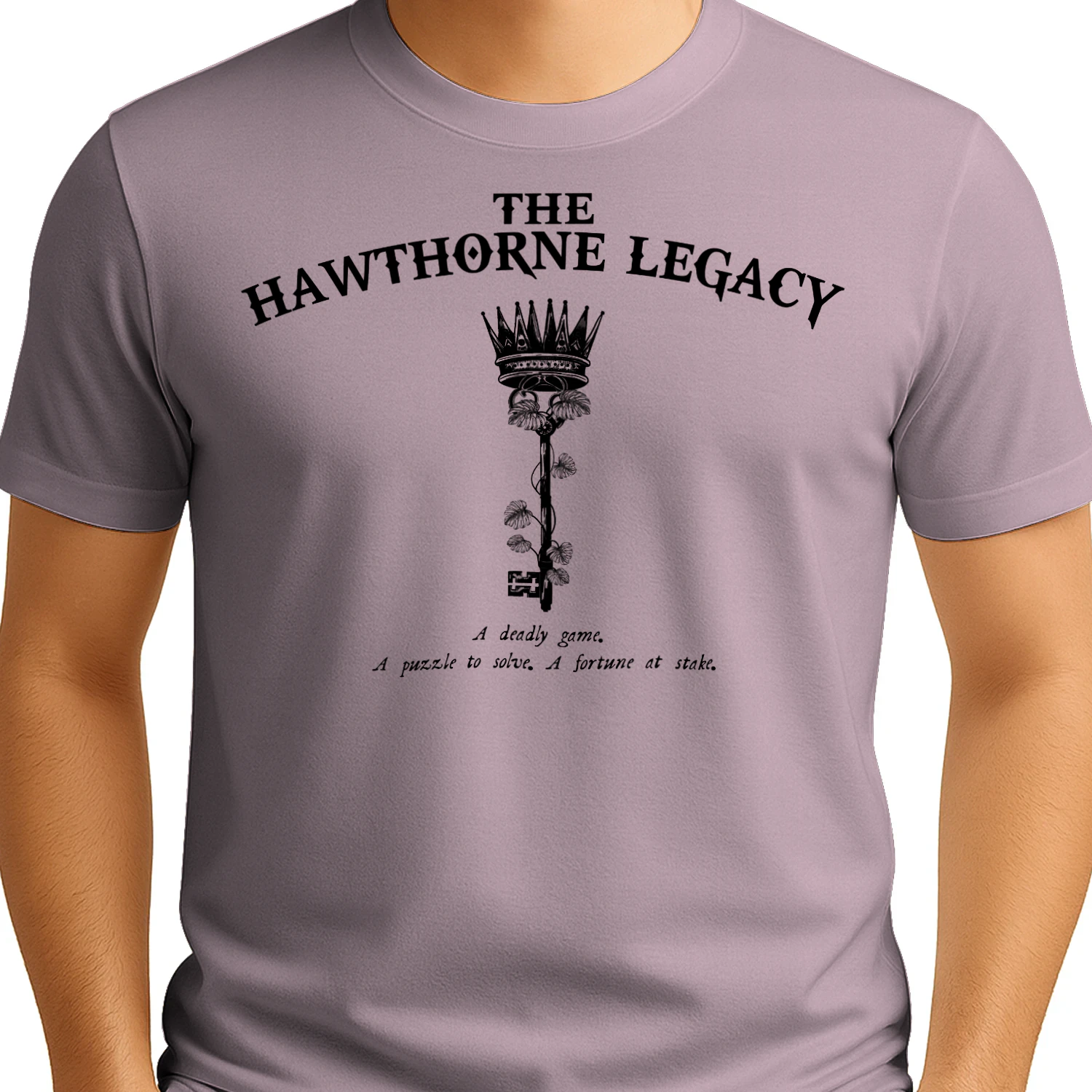 The Hawthorne Legacy Heavy Cotton Light Colors T-shirt 1 Side, The Inheritance Games Gildan Tee, YA Romance Club Shirt, Book Lover Gifts