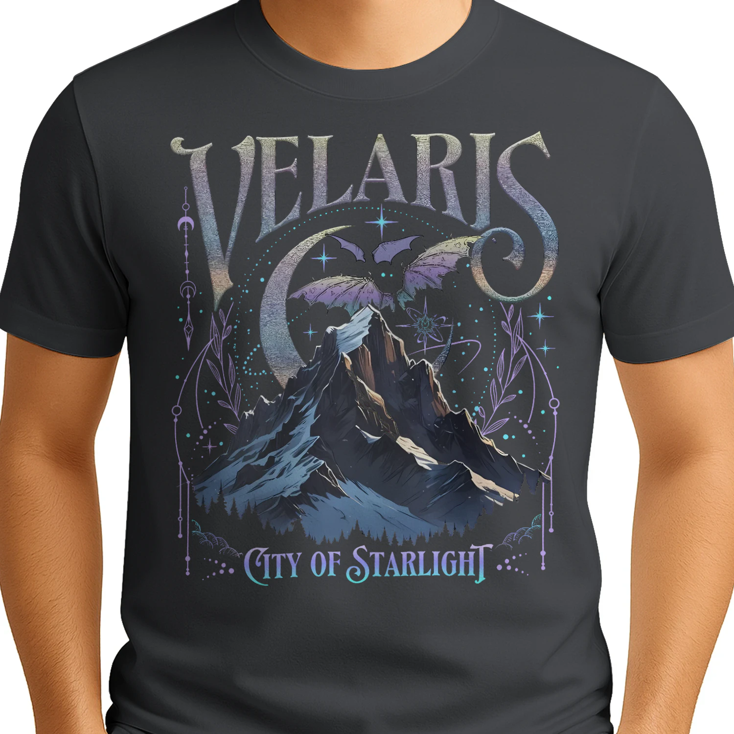 Velaris Acotar Heavy Cotton Dark Colors T-shirt 2 Side, City Of Starlight Gildan Tee, Romantasy Readers Shirt, Book Lover Gifts