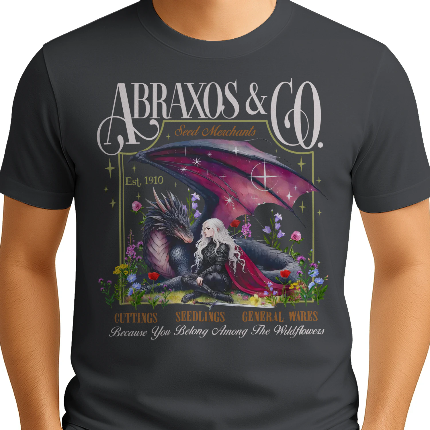 Abraxos Manon Blackbeak Heavy Cotton Dark Colors T-shirt 1 Side, Throne of Glass Gildan Tee, High Fantasy Book Shirt, Book Lover Gifts