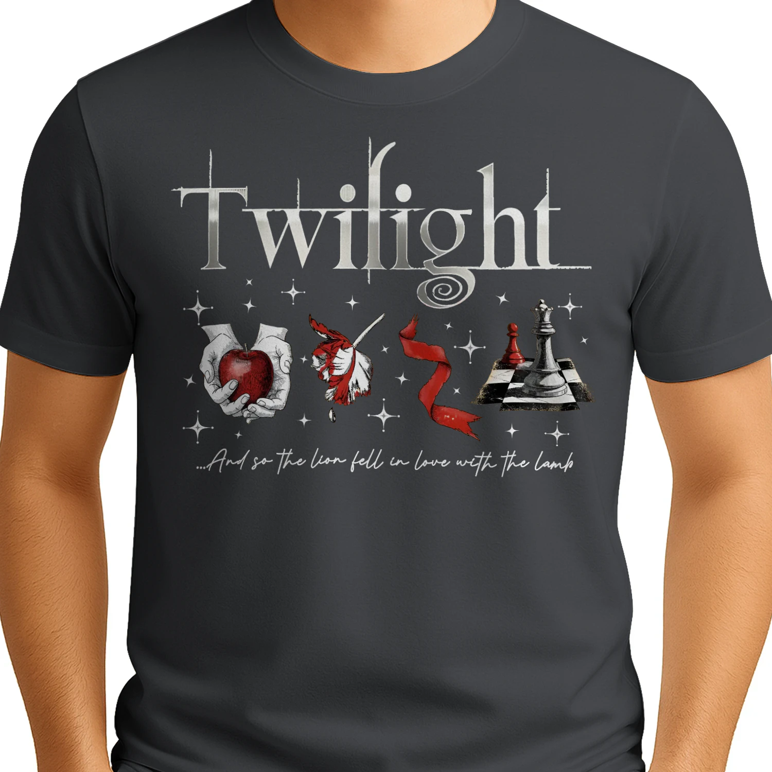 Twilight Series Heavy Cotton Dark Colors T-shirt 2 Side, Young Adult Gildan Tee, Fantasy Romance Book Shirt, Book Lover Gifts
