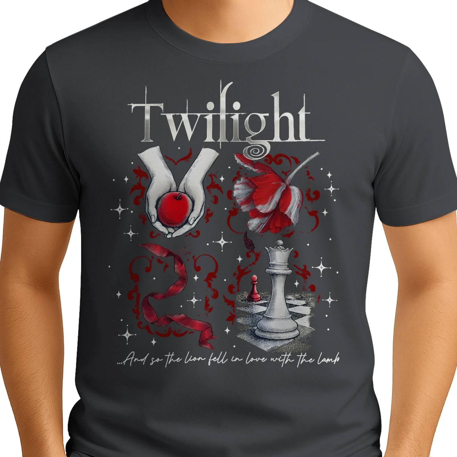 Twilight Heavy Cotton Dark Colors T-shirt 2 Side, Twilight Saga Gildan Tee, Young Adult Book Shirt, Book Lover Gifts