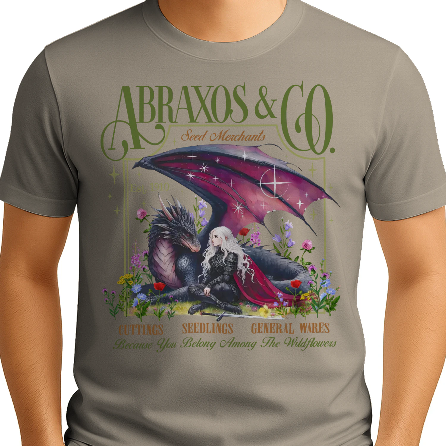 Abraxos Manon Blackbeak Heavy Cotton Light Colors T-shirt 1 Side, Throne of Glass Gildan Tee, High Fantasy Book Shirt, Book Gifts