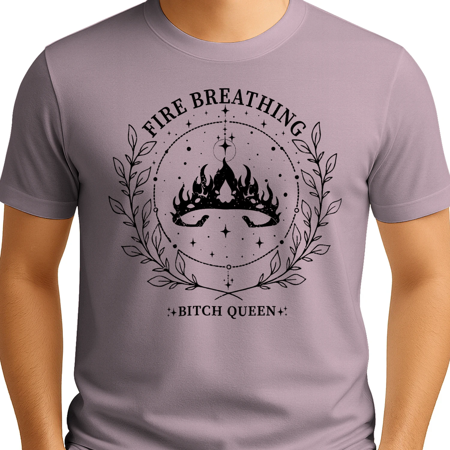 Fire Breathing Heavy Cotton Light Colors T-shirt 2 Side, Throne of Glass Gildan Tee, Epic High Fantasy Book Shirt, Book Lover Gifts