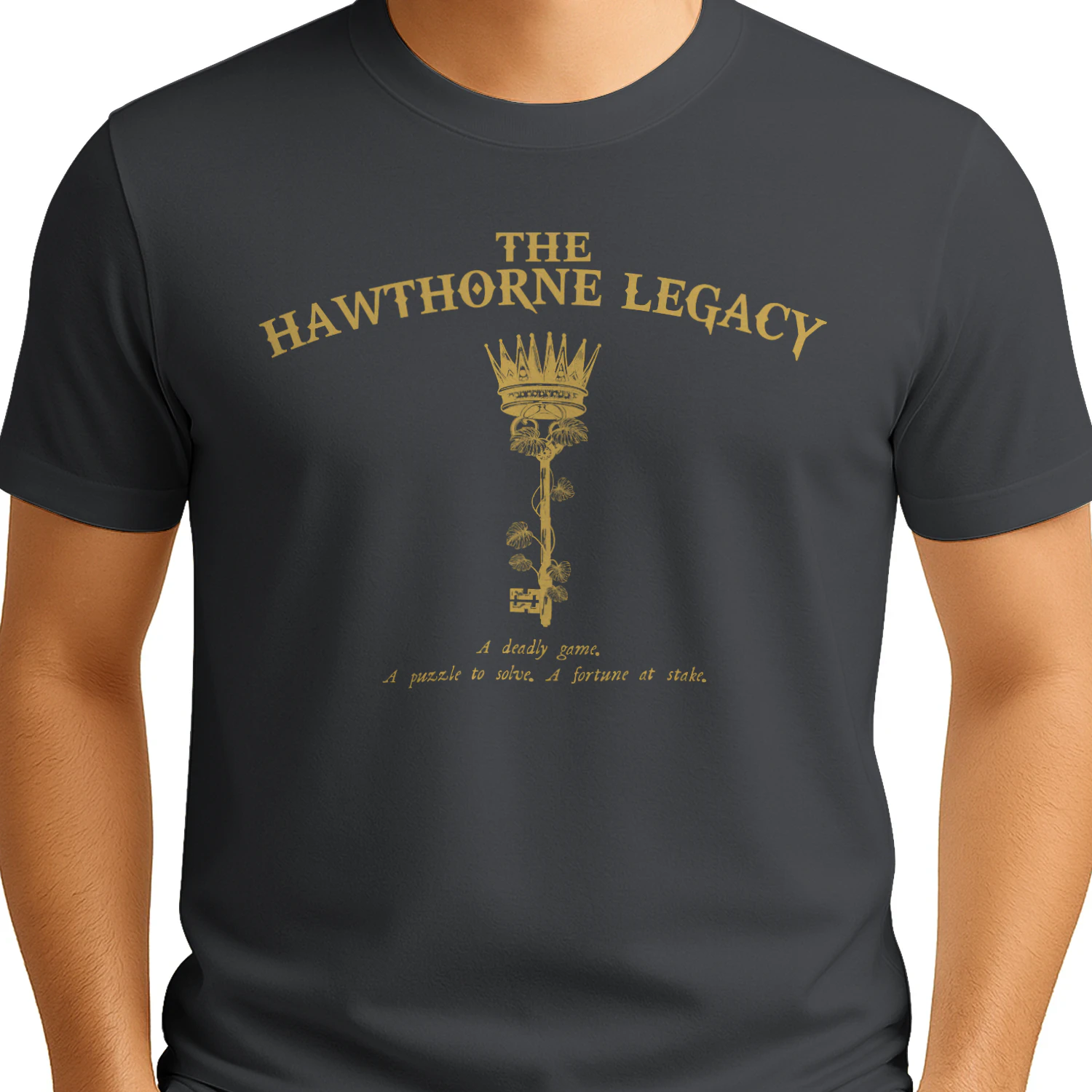 The Hawthorne Legacy Heavy Cotton Dark Colors T-shirt 1 Side, The Inheritance Games Gildan Tee, YA Romance Shirt, Book Lover Gifts