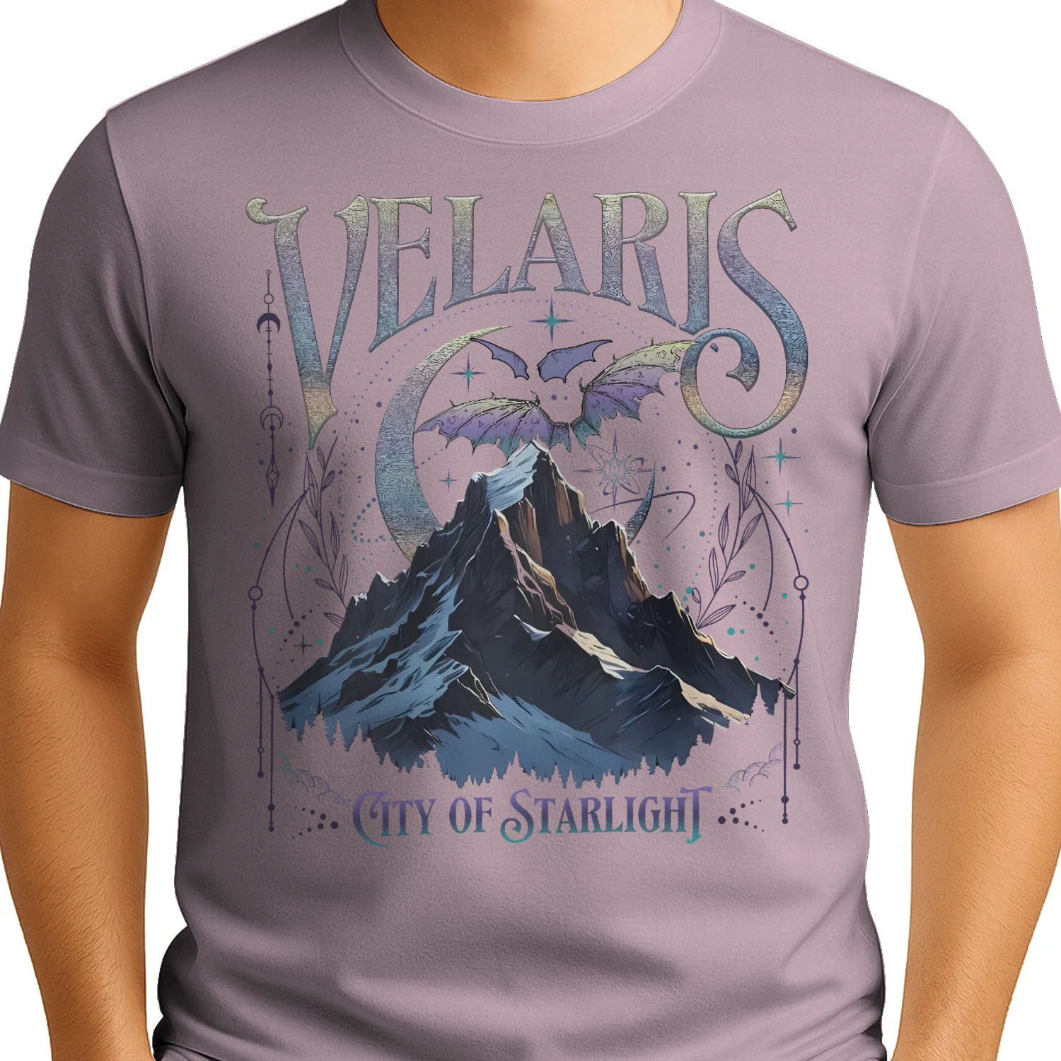Velaris Acotar Heavy Cotton Light Colors T-shirt 2 Side, City Of Starlight Gildan Tee, Romantasy Readers Shirt, Book Lover Gifts