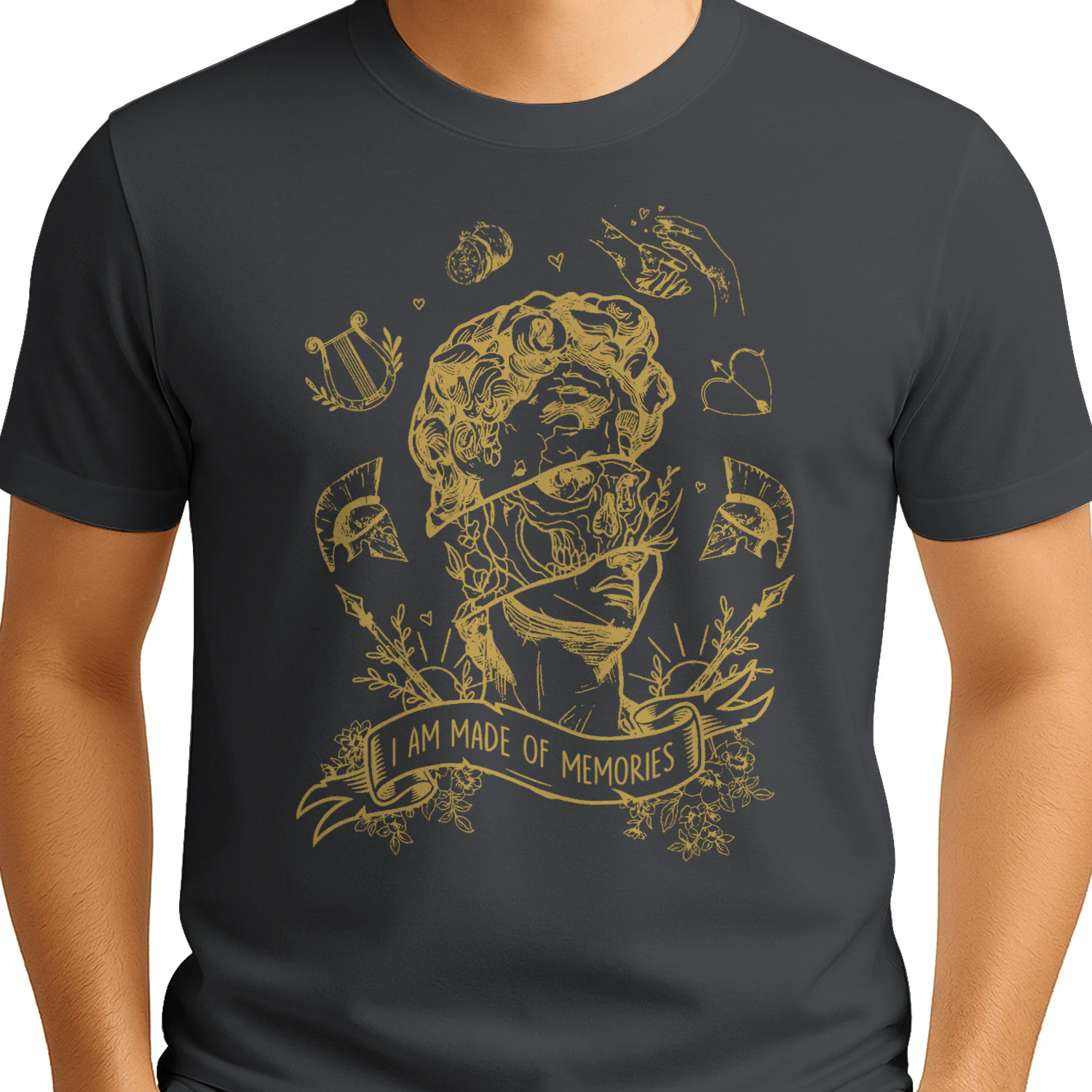 The Song of Achilles Heavy Cotton Dark Colors T-shirt 2 Side, Classic Retellings Gildan Tee, Mythological Retellings Book Shirt, Book Lover Gifts